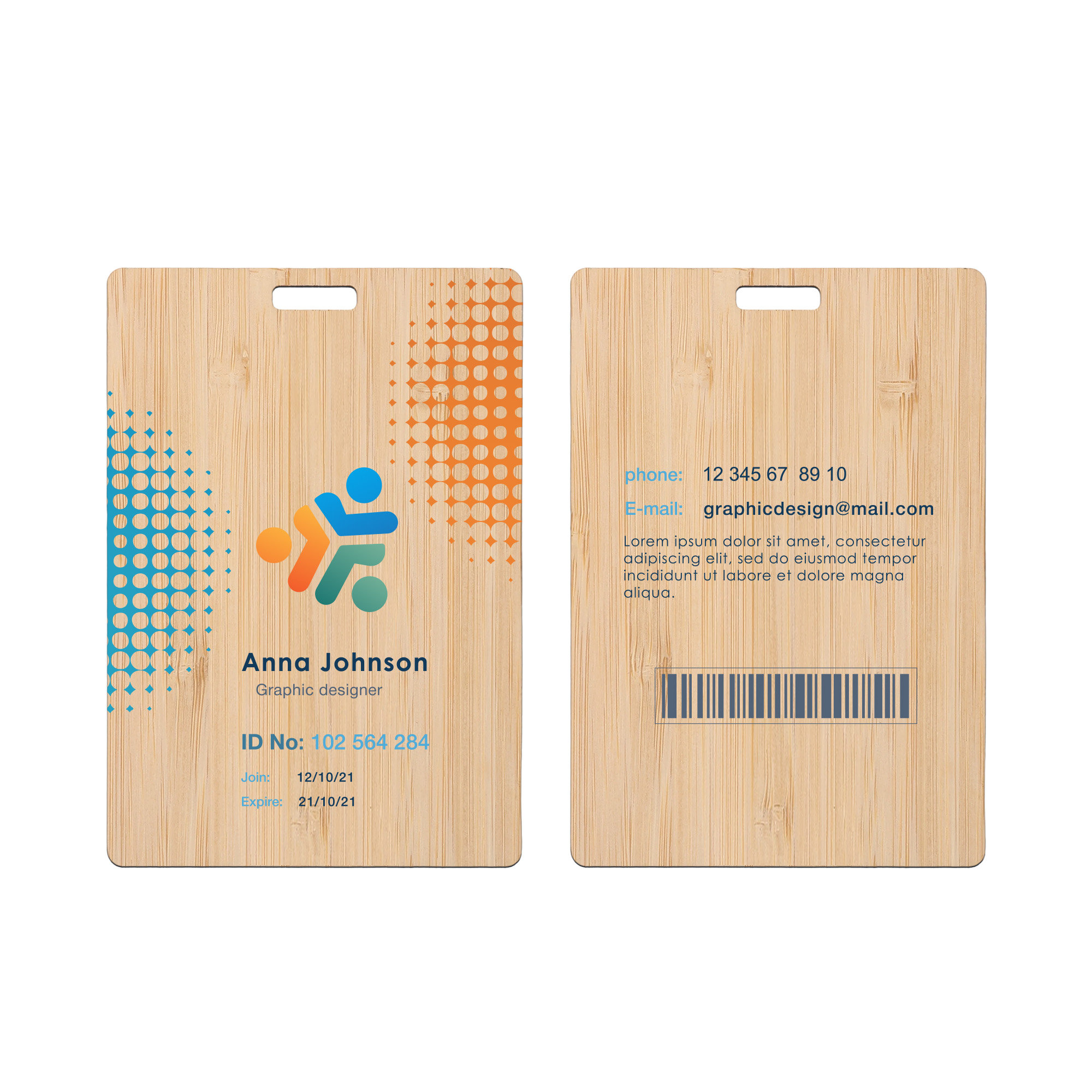 Bamboo Name Tag - Image 4