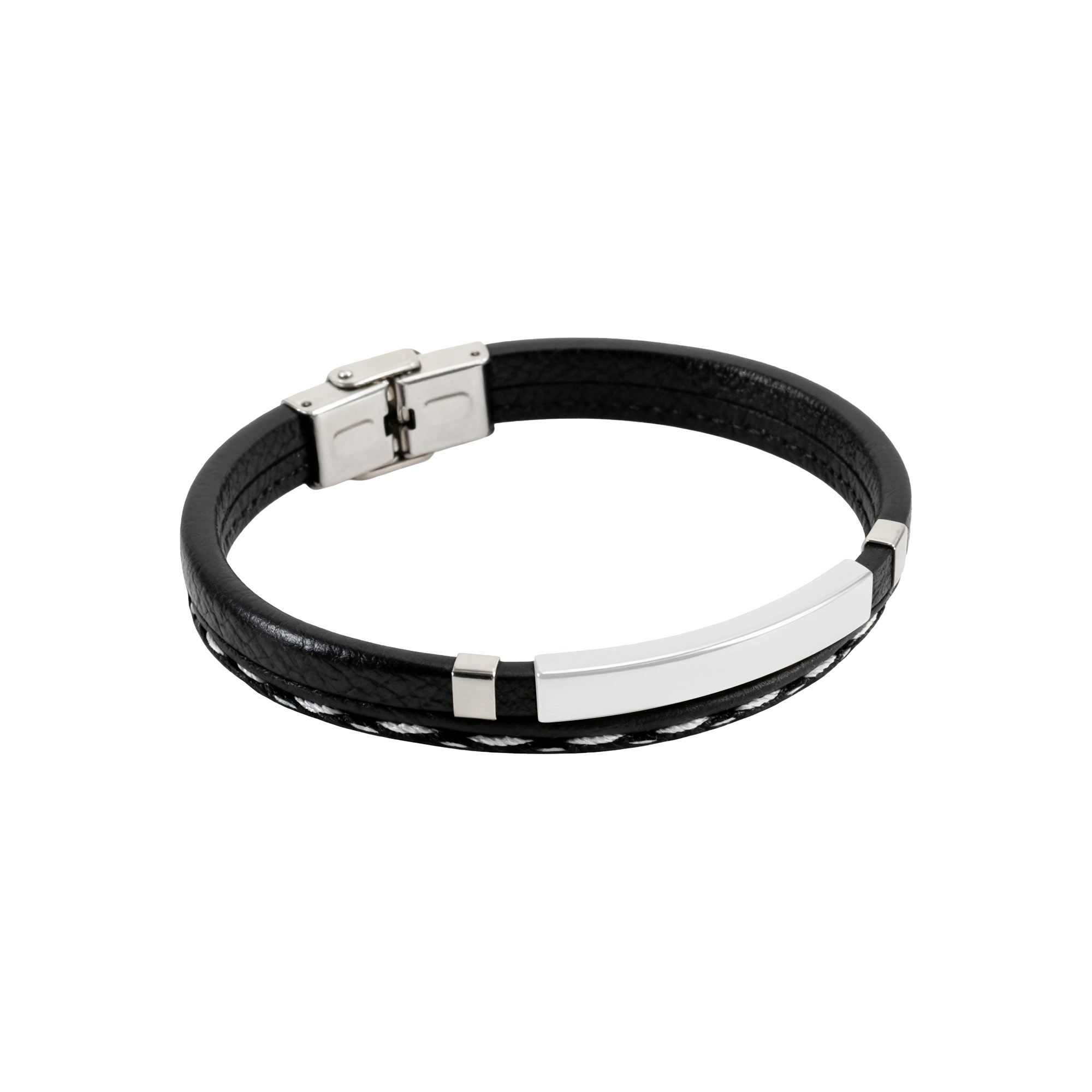 Personalized Leather Bracelet - Image 2