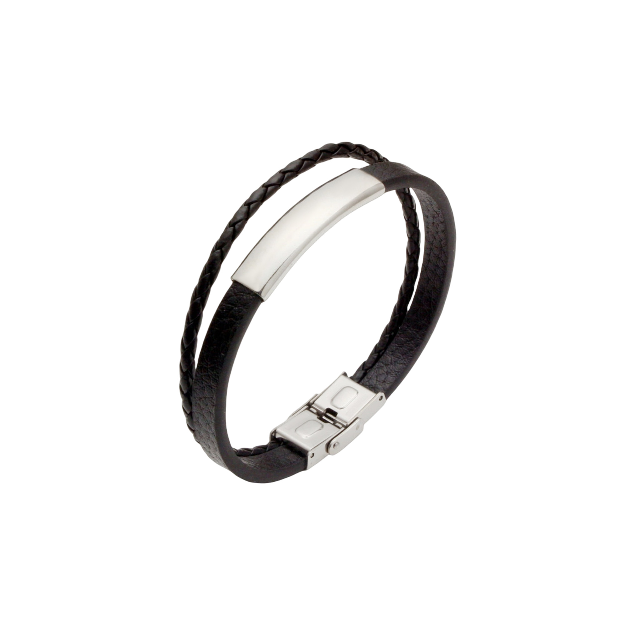 Double-layer Leather Bracelet - Image 2