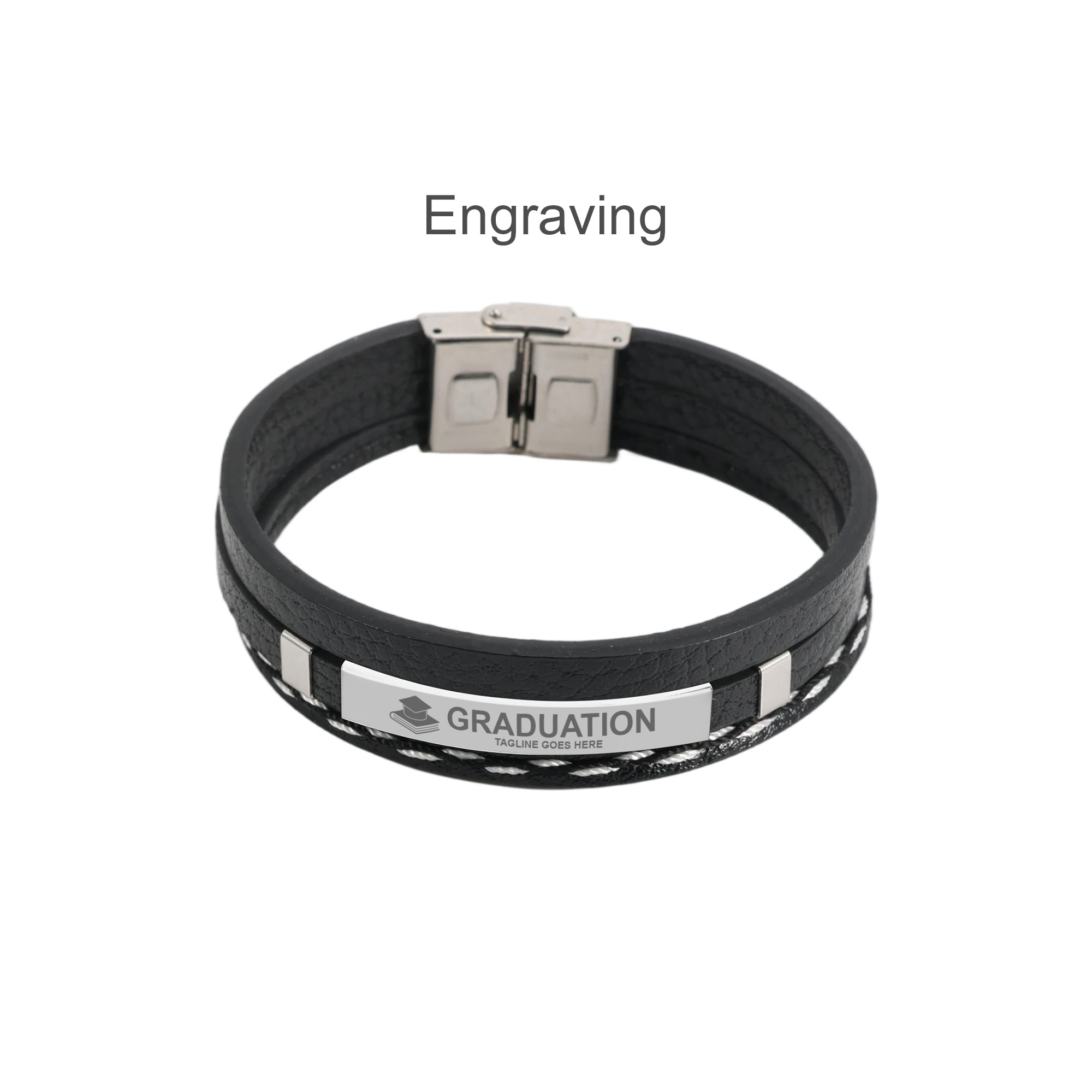 Multi-layer Braided Leather Bracelet - Image 6