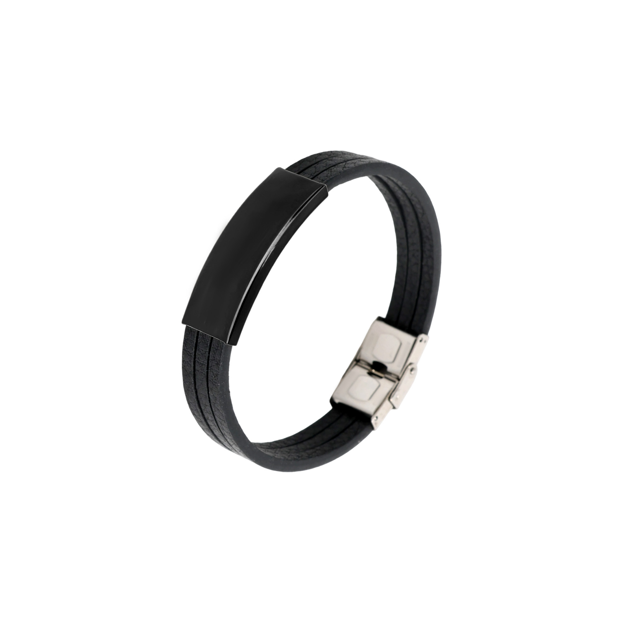 Multi-layer Leather Bracelet - Image 3