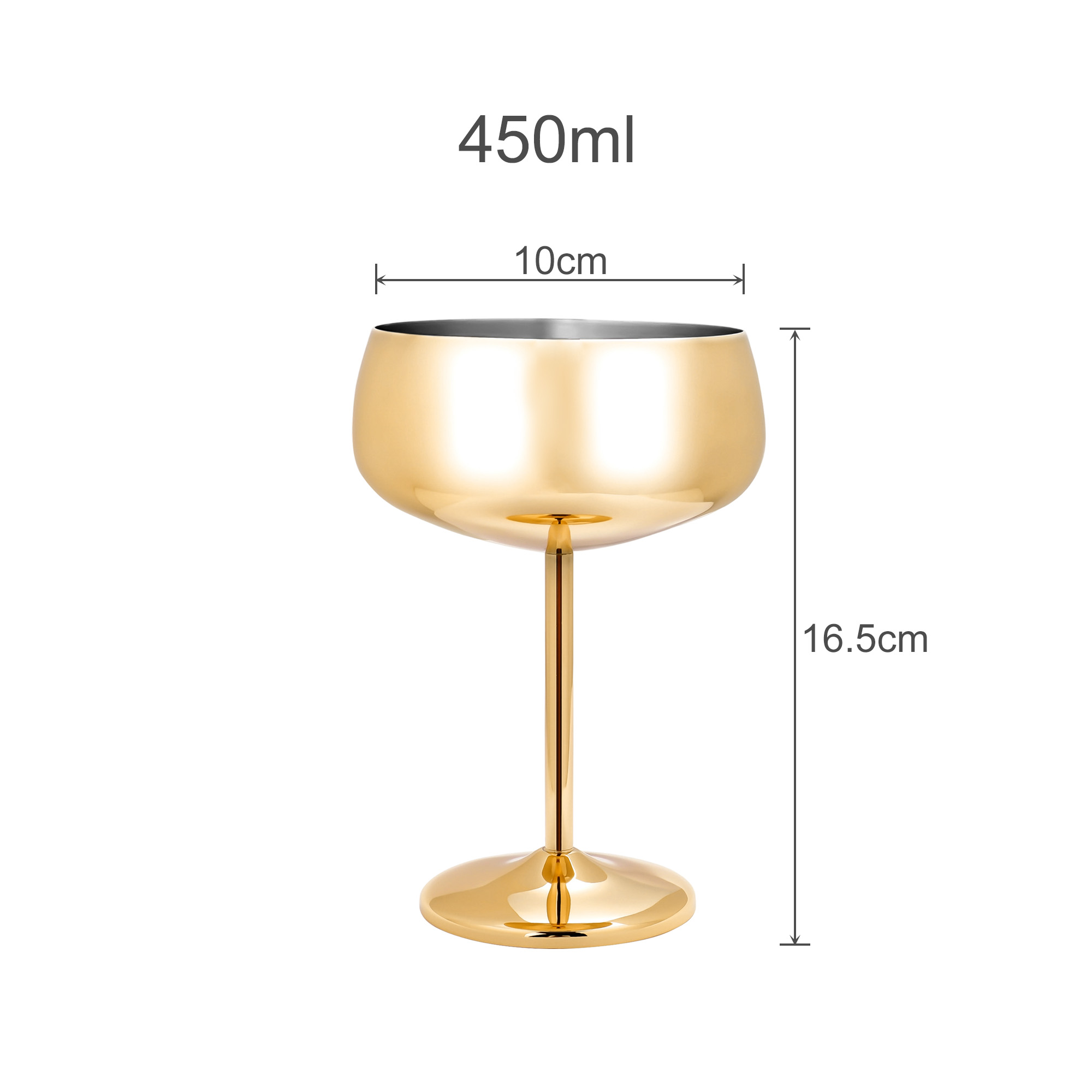 Stainless Steel Cocktail Coupe - Image 5