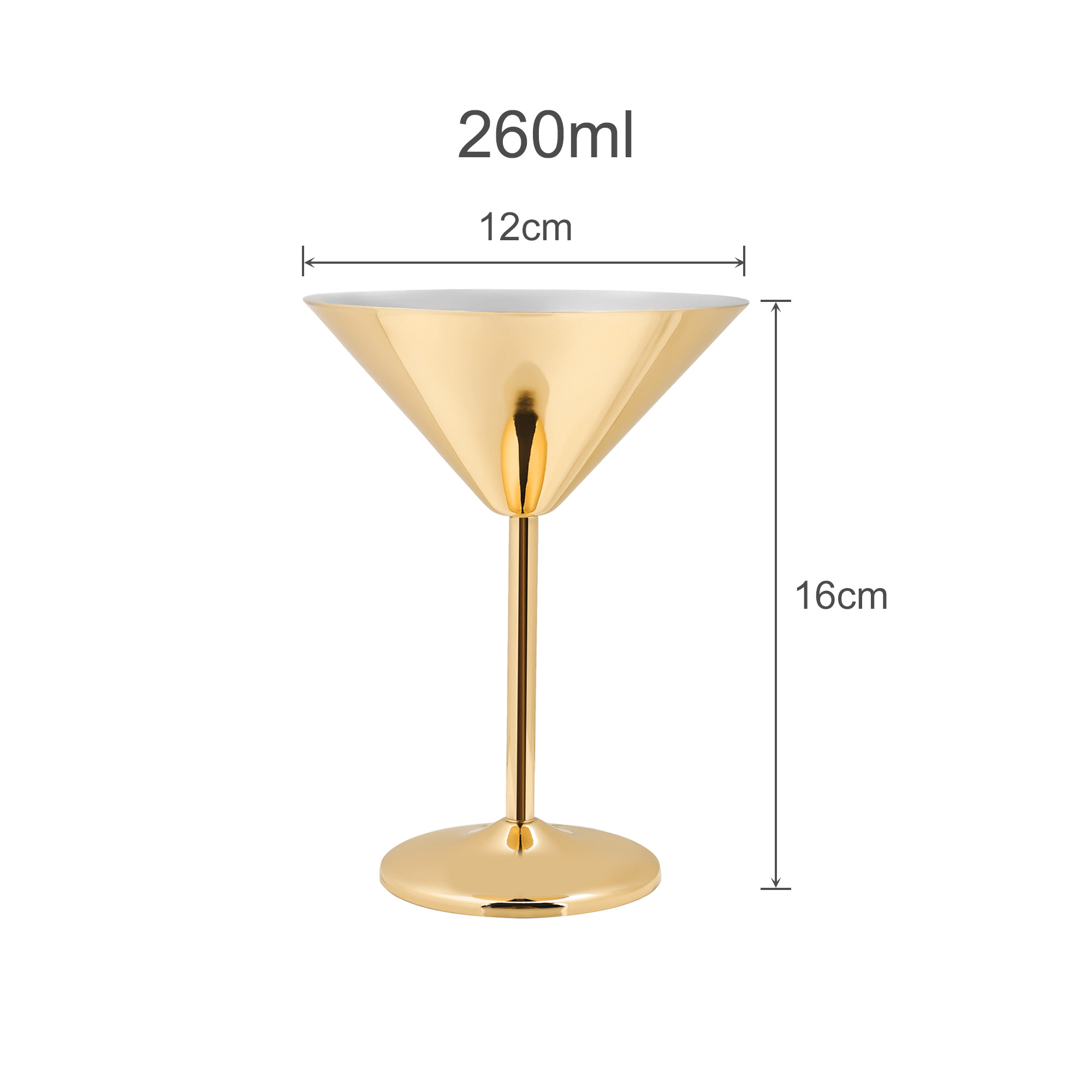 Stainless Steel Martini Goblet - Image 5