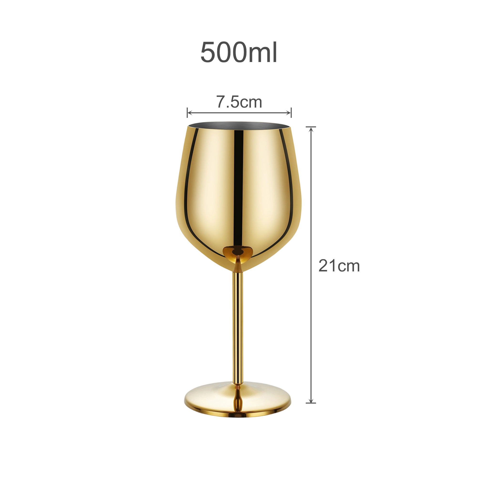 Stainless Steel Wine Goblet - Image 5