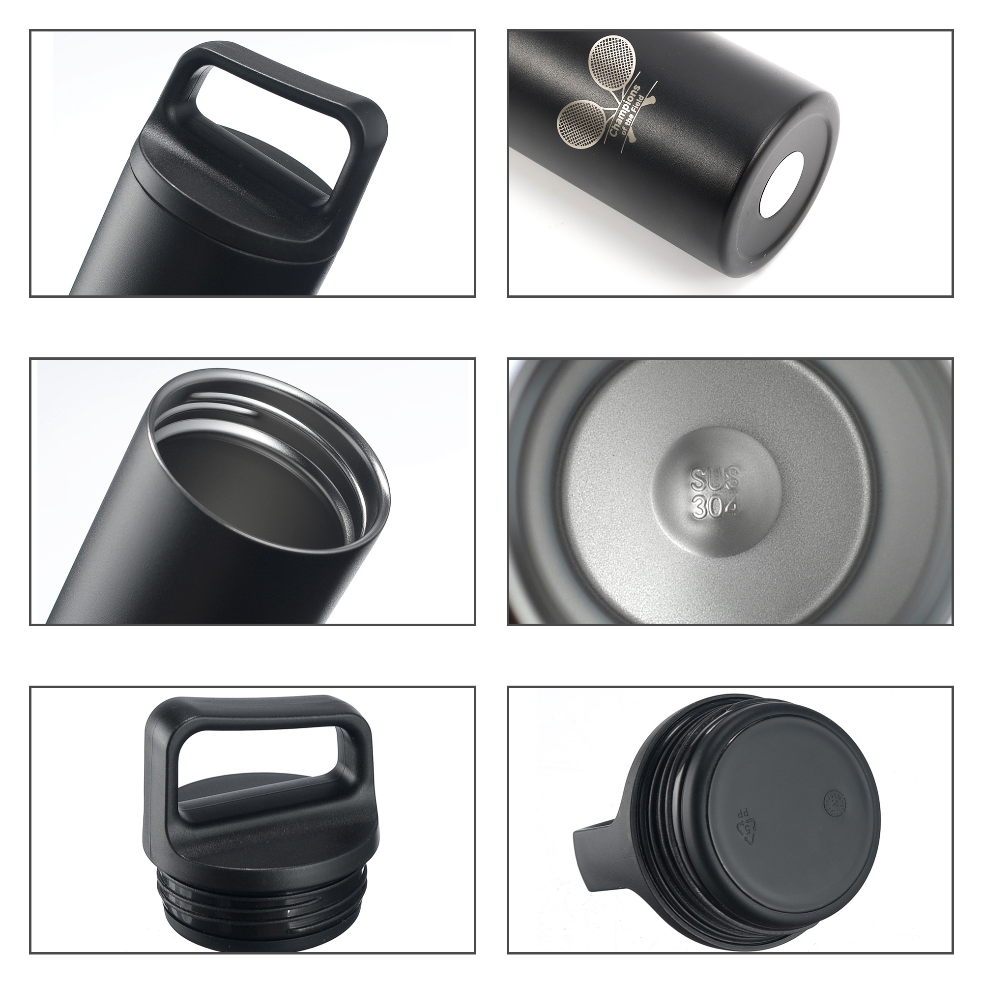 500ML/600ML Stainless Steel Vacuum Thermal Bottle with Handle - Image 14