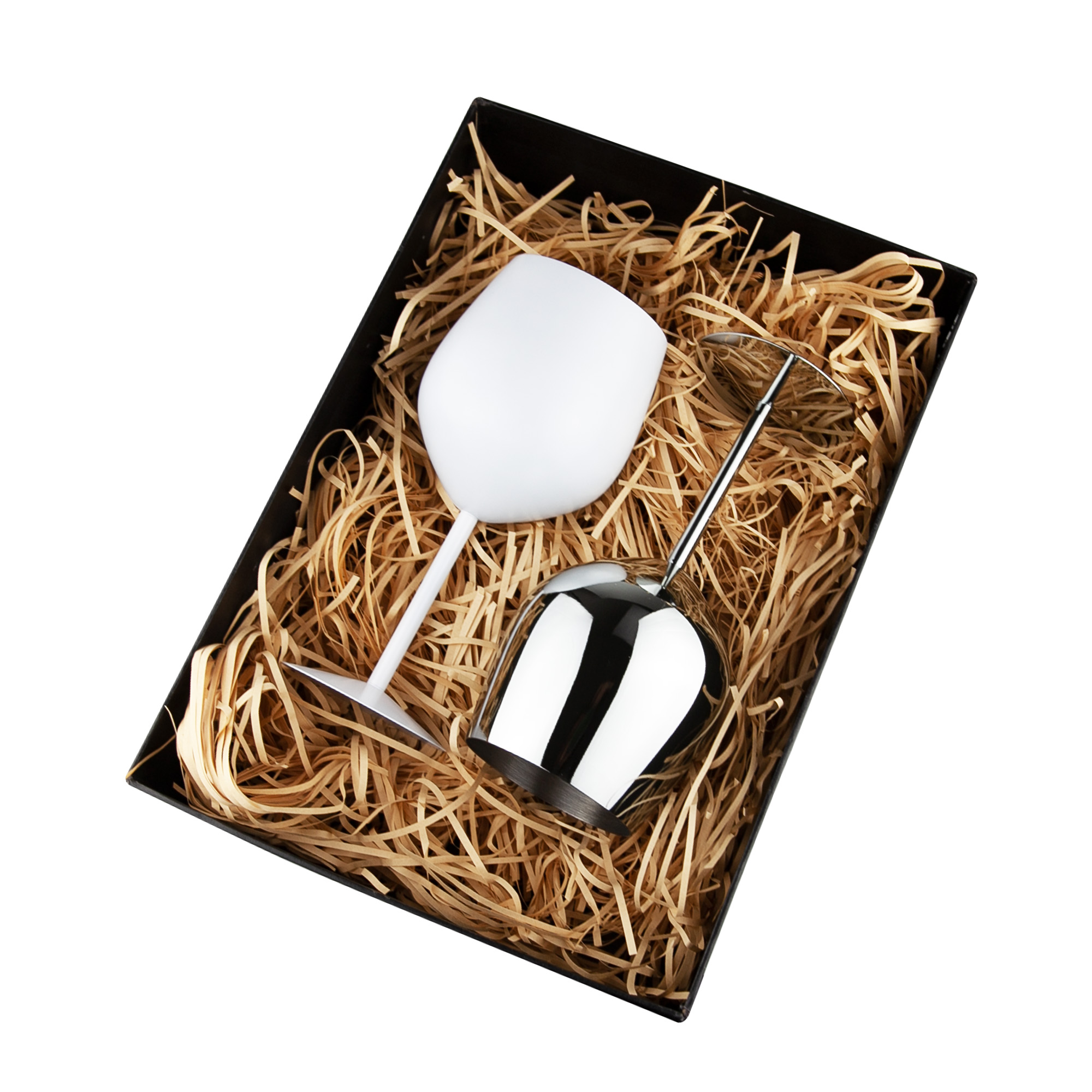 Bella Stainless Steel Wine Glas - Image 5