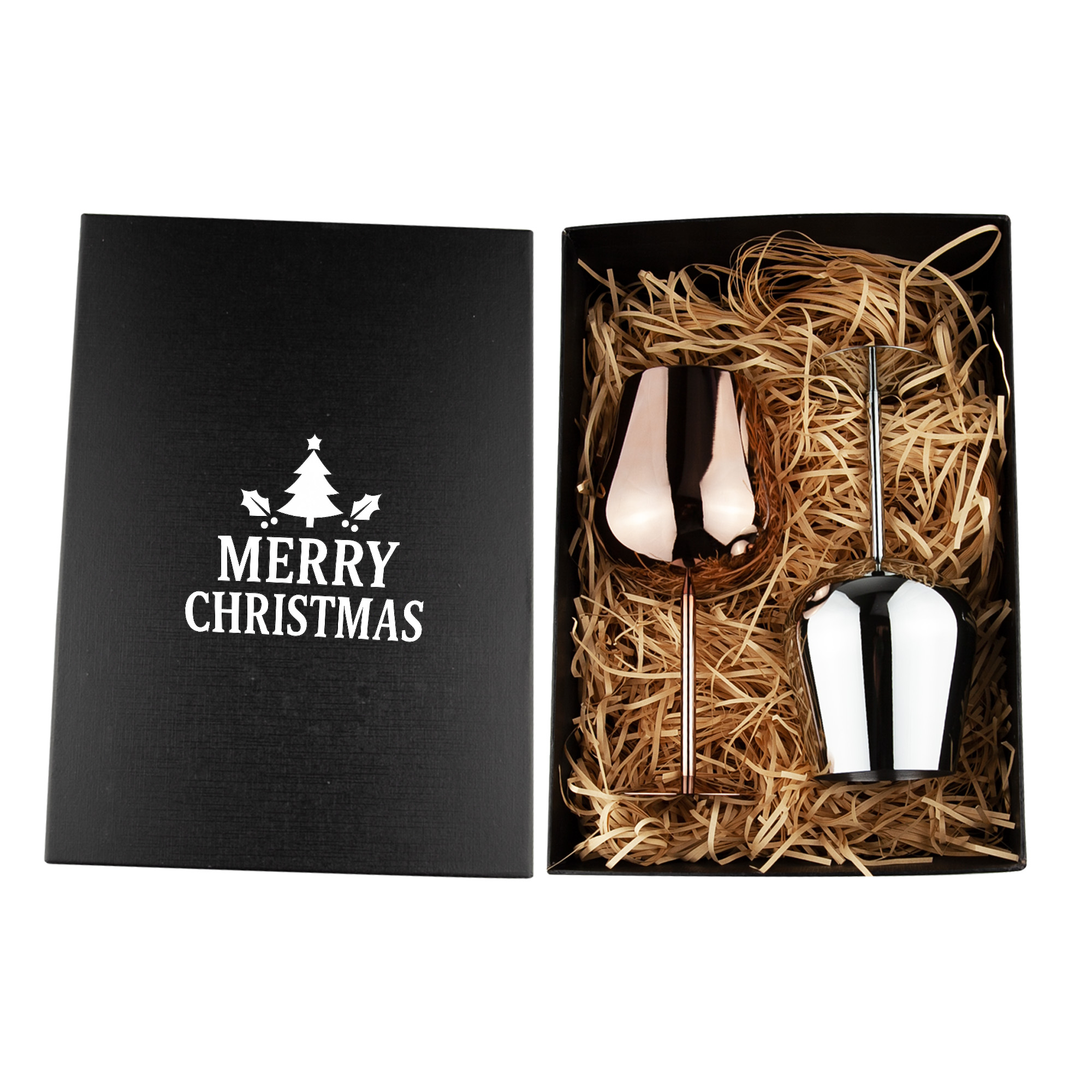Bula Vinaka Stainless Steel Wine Glass Gift Set - Image 3