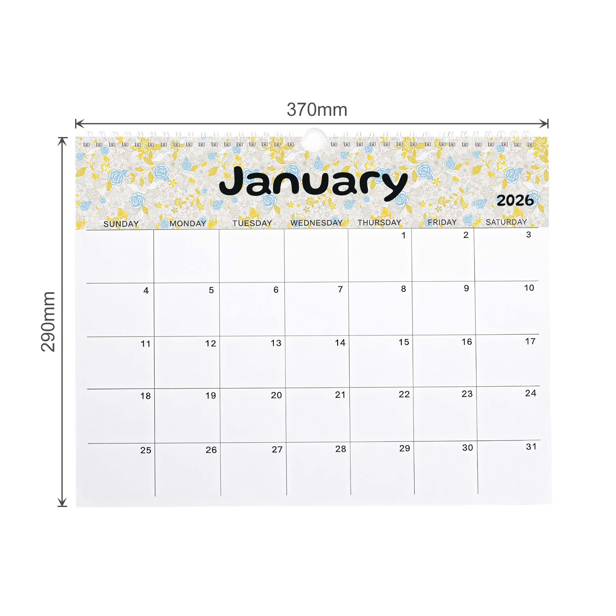 Horizontal Wall Calendar - Image 3
