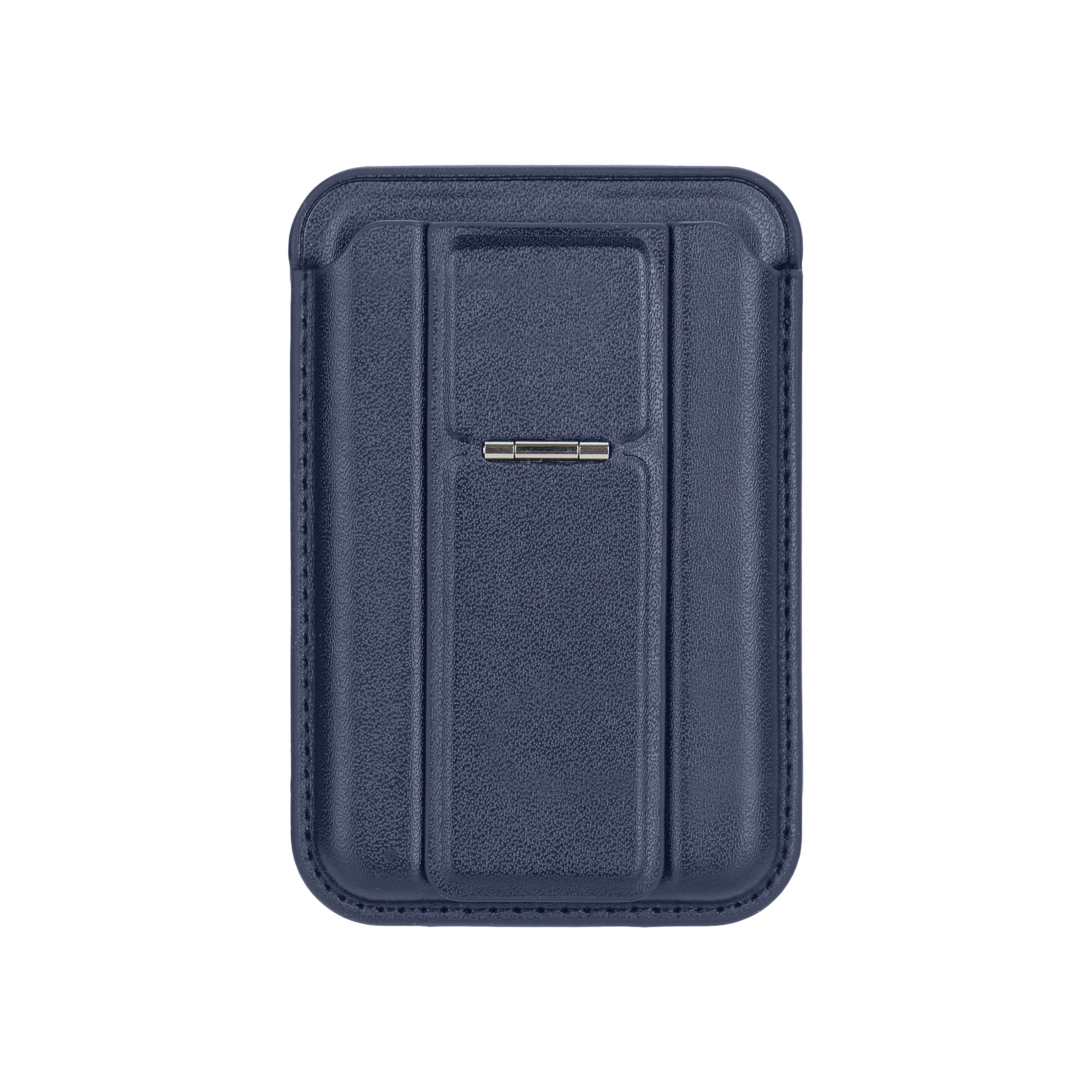 PU Magnetic Card Holder with Phone Stand - Image 3