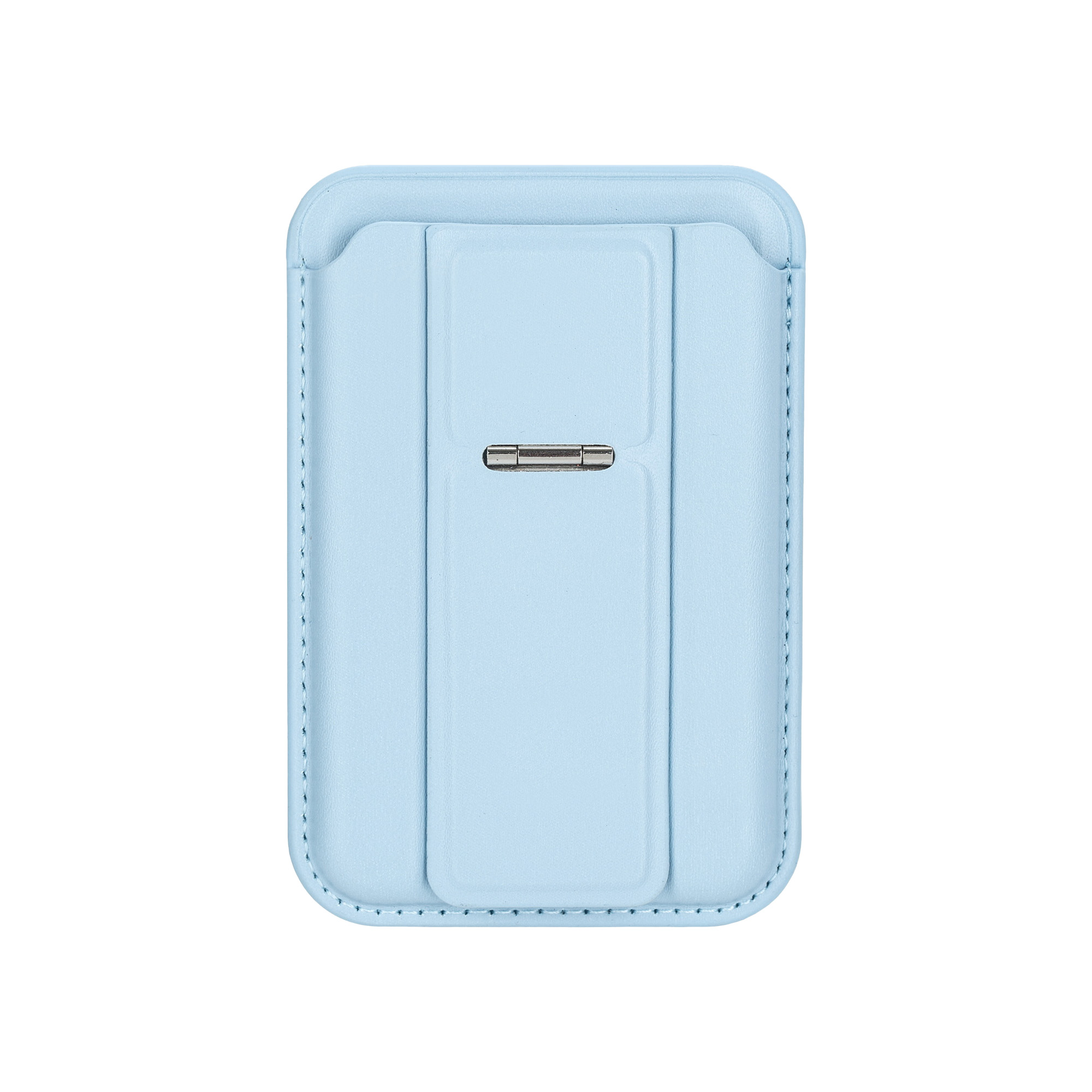PU Magnetic Card Holder with Phone Stand - Image 6