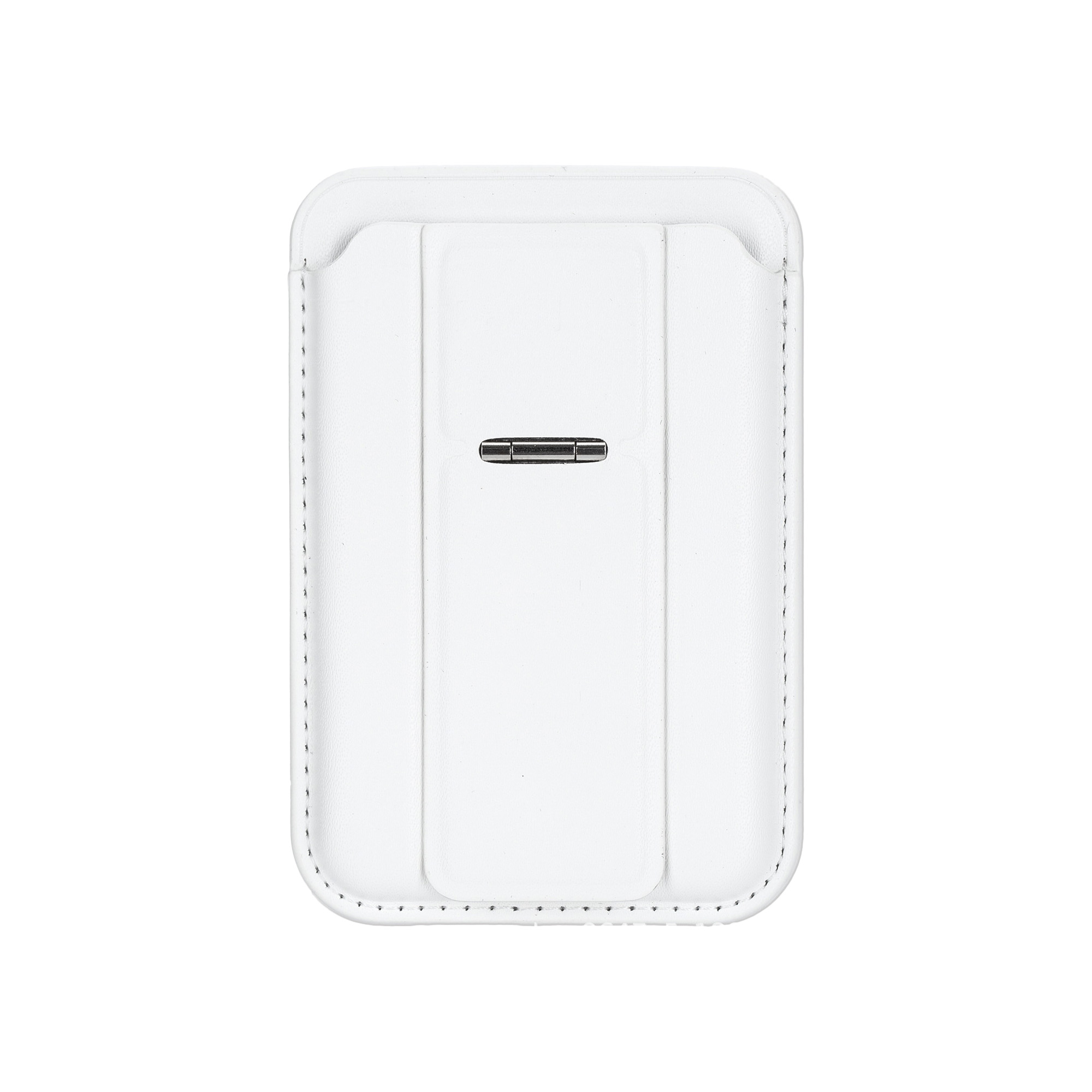 PU Magnetic Card Holder with Phone Stand - Image 7