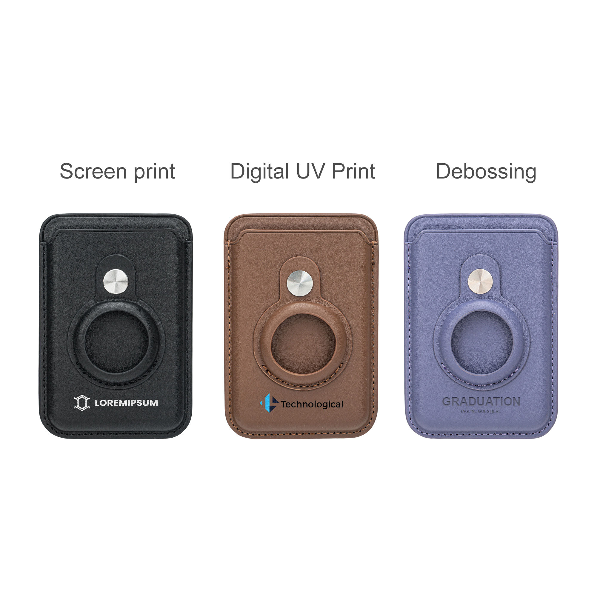 PU Magnetic Card&Airtag Holder - Image 9