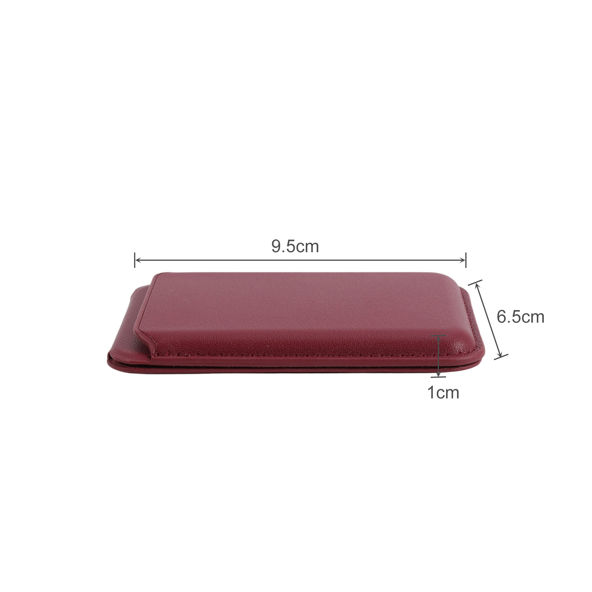 PU Foldable Magnetic Card Holder with Phone Stand - Image 8