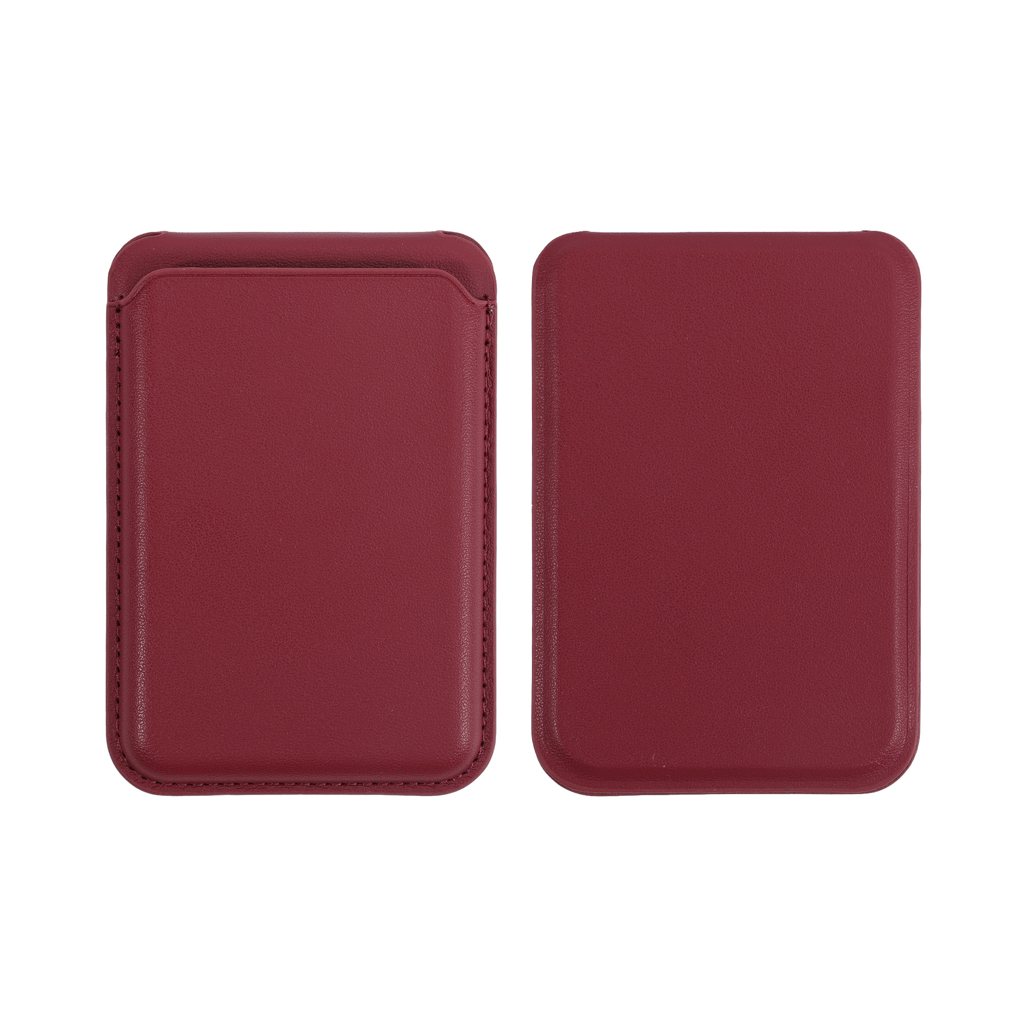 PU Foldable Magnetic Card Holder with Phone Stand - Image 11