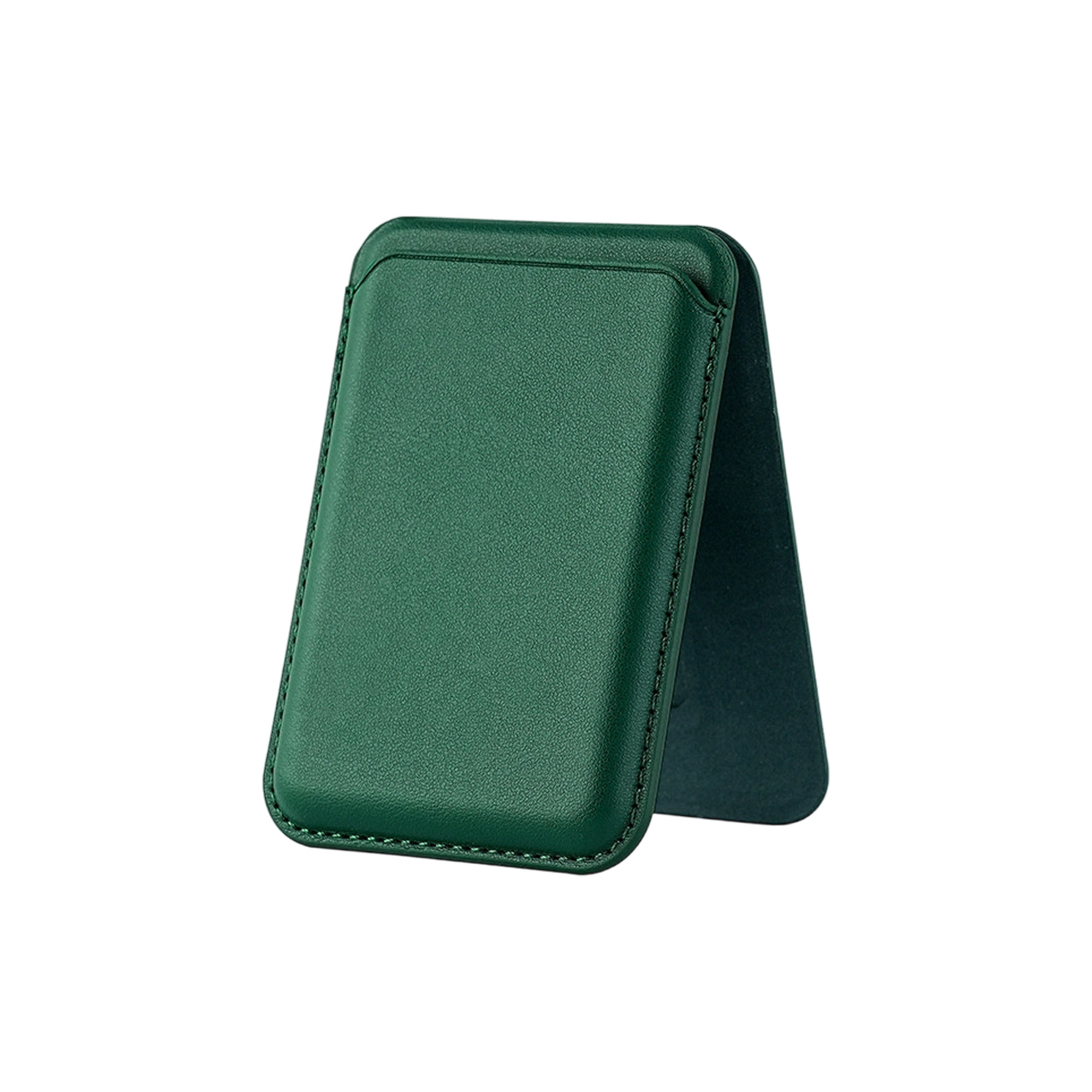 PU Foldable Magnetic Card Holder with Phone Stand - Image 5