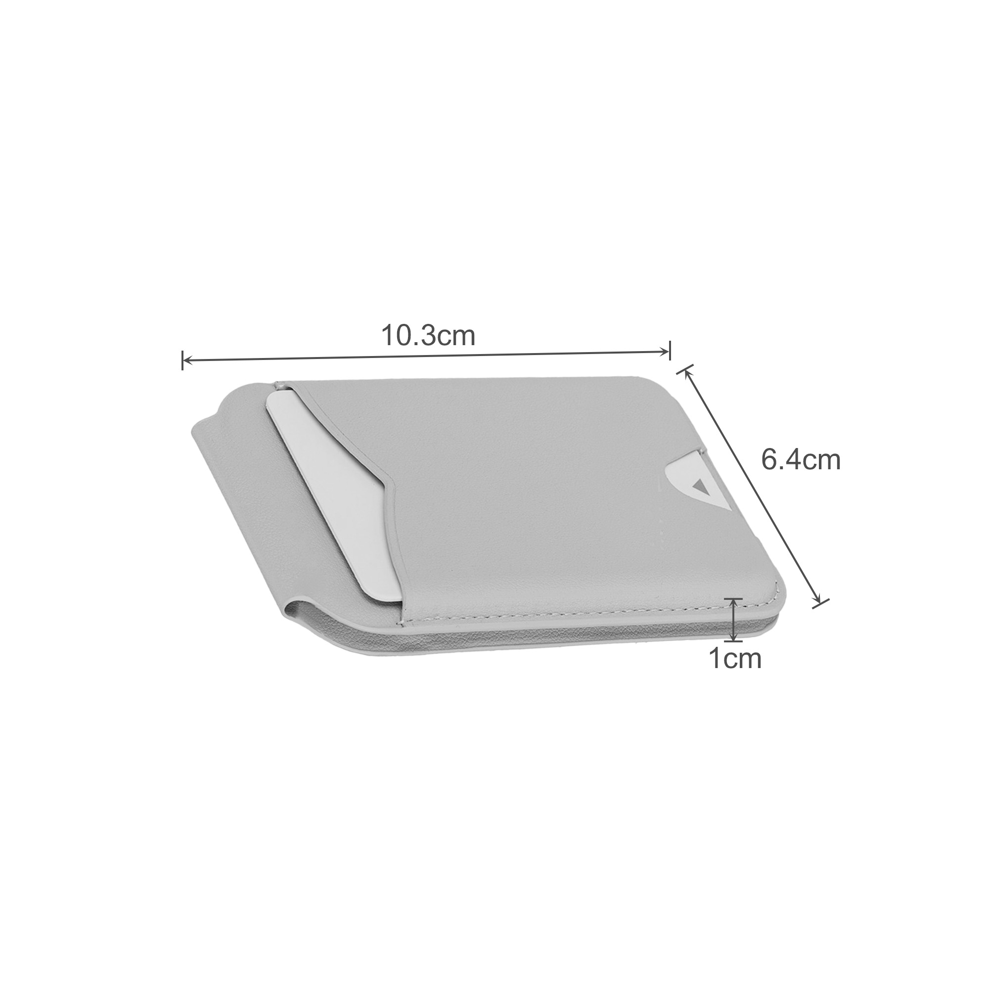 PU Magnetic Card Holder with Mirror - Image 10