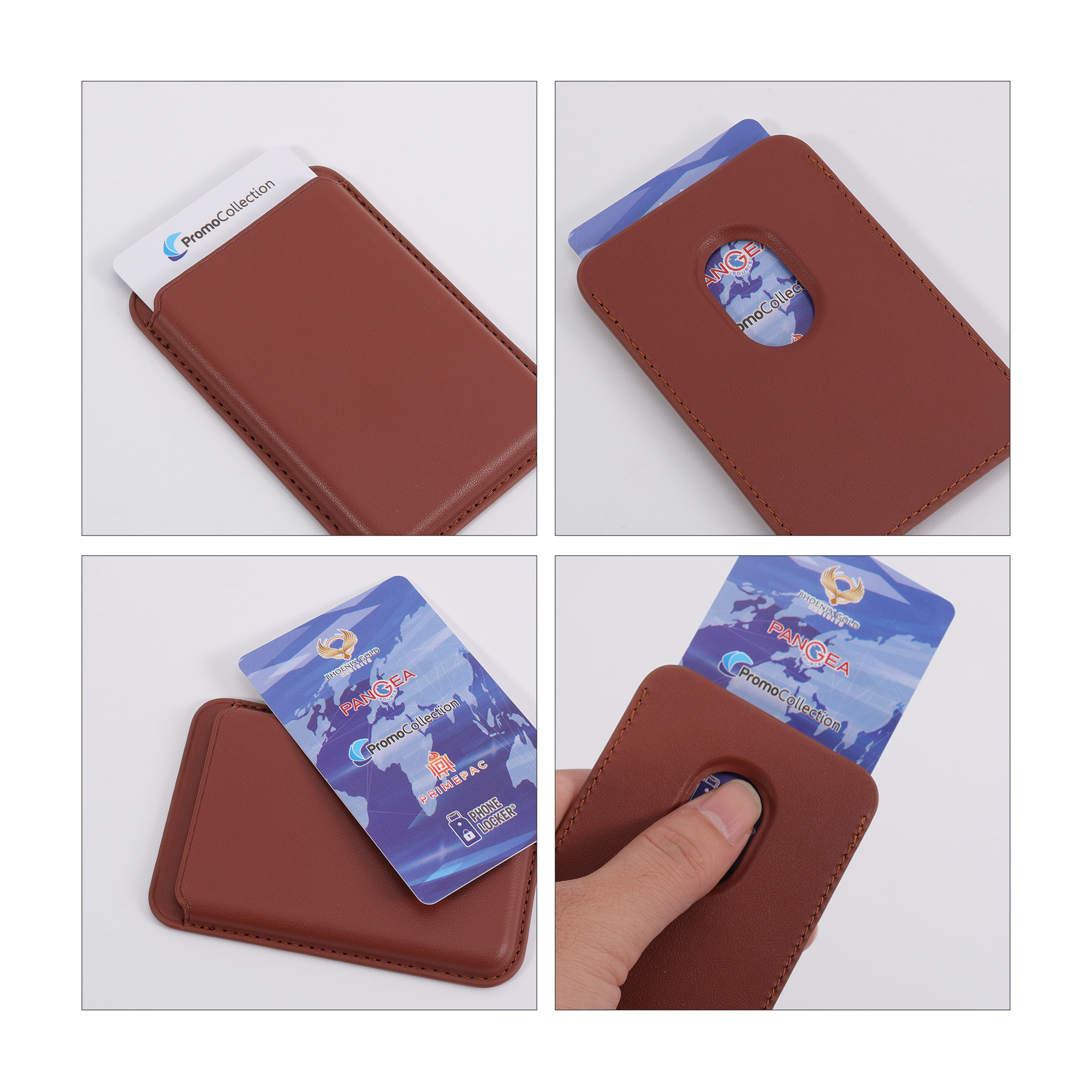 PU Magnetic Phone Card Holder - Image 15