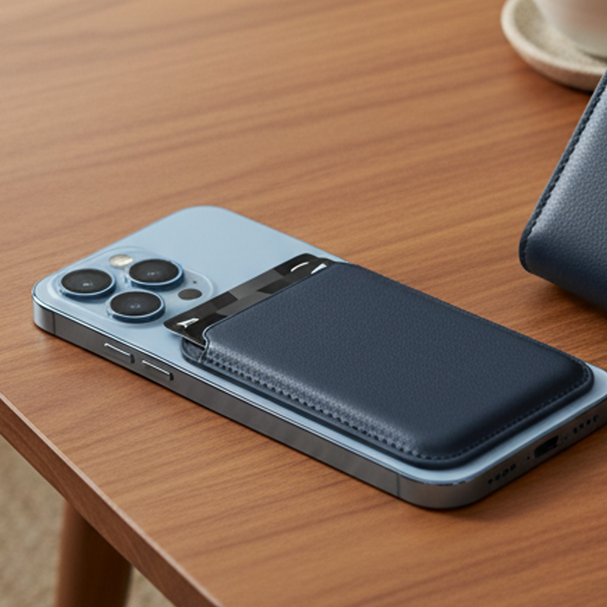 PU Magnetic Phone Card Holder - Image 16