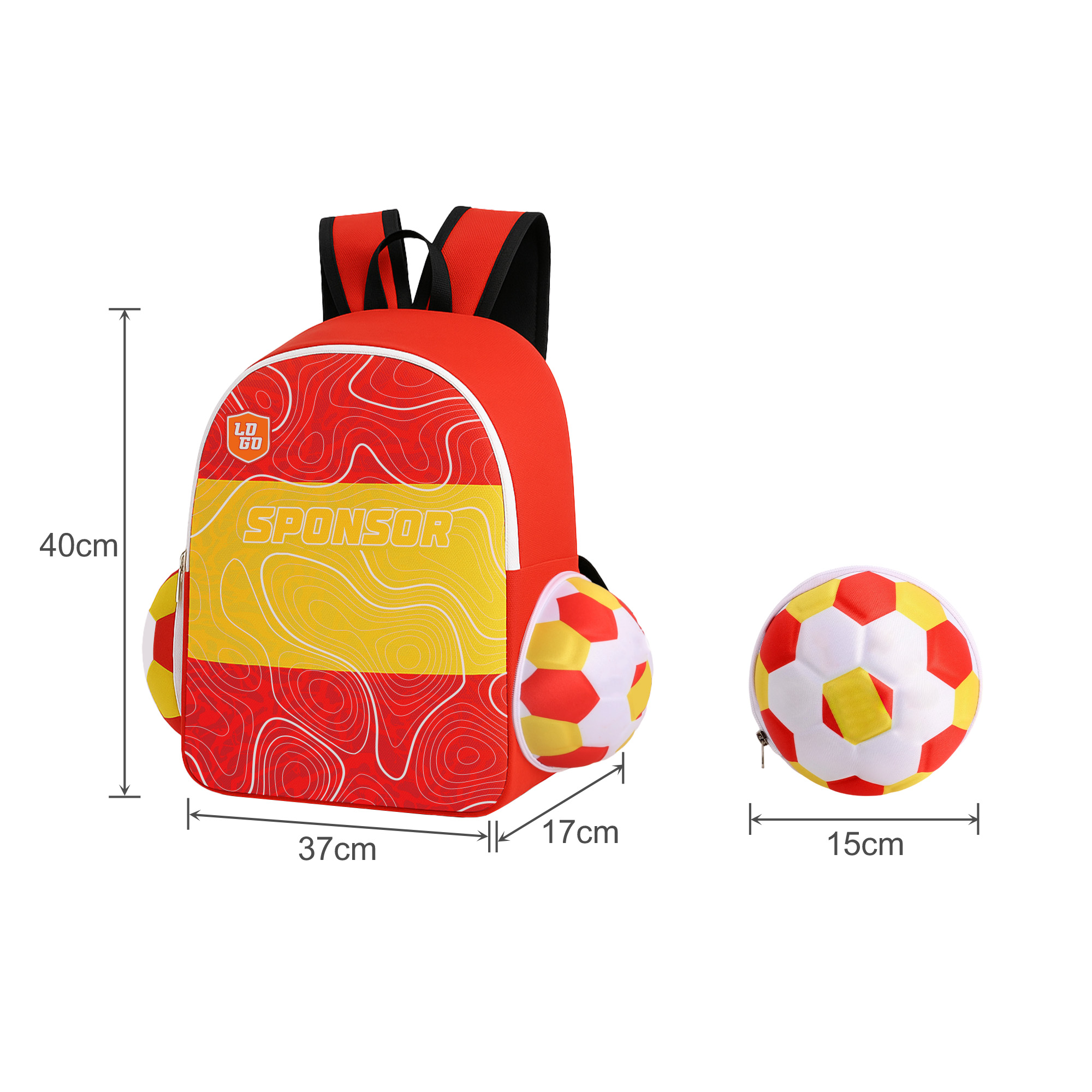 Full Colour Foldable Backpack - Image 3