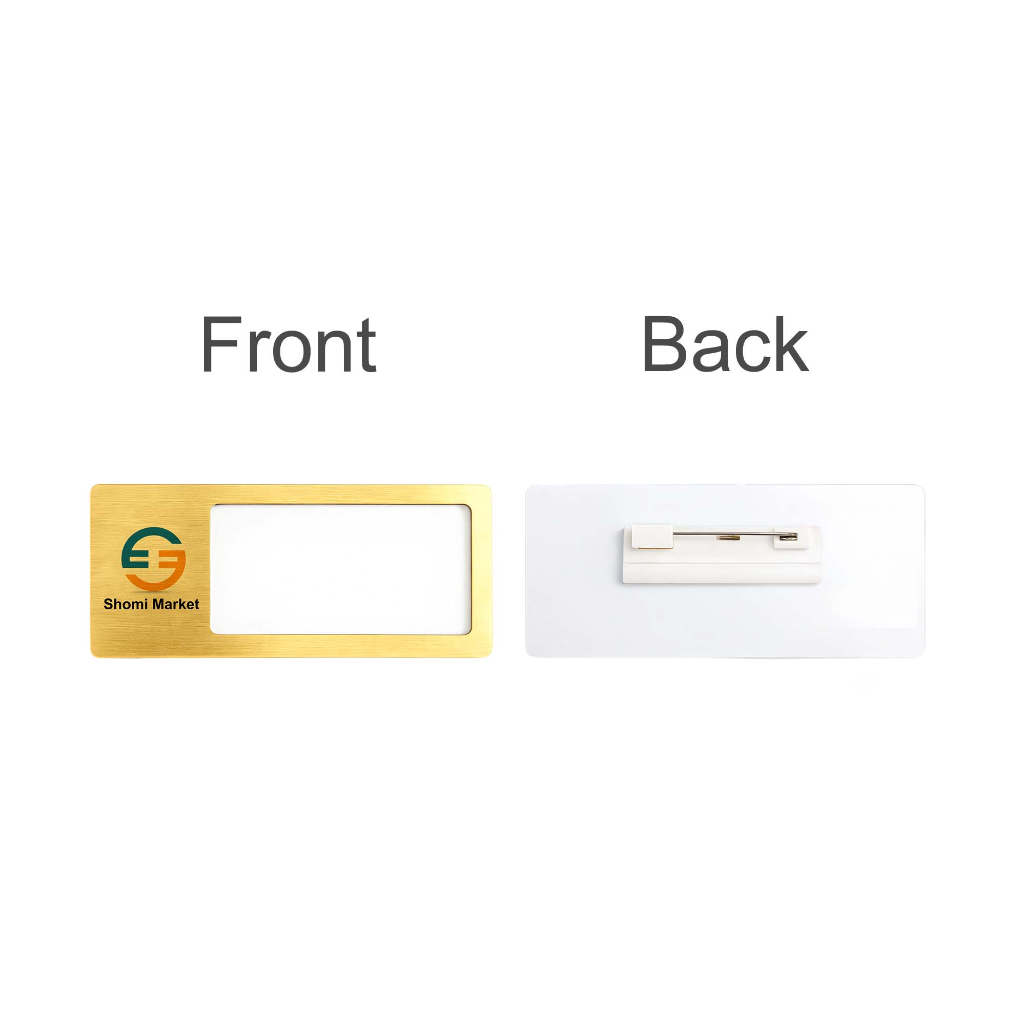 Reusable Metal Name Badge - Image 4