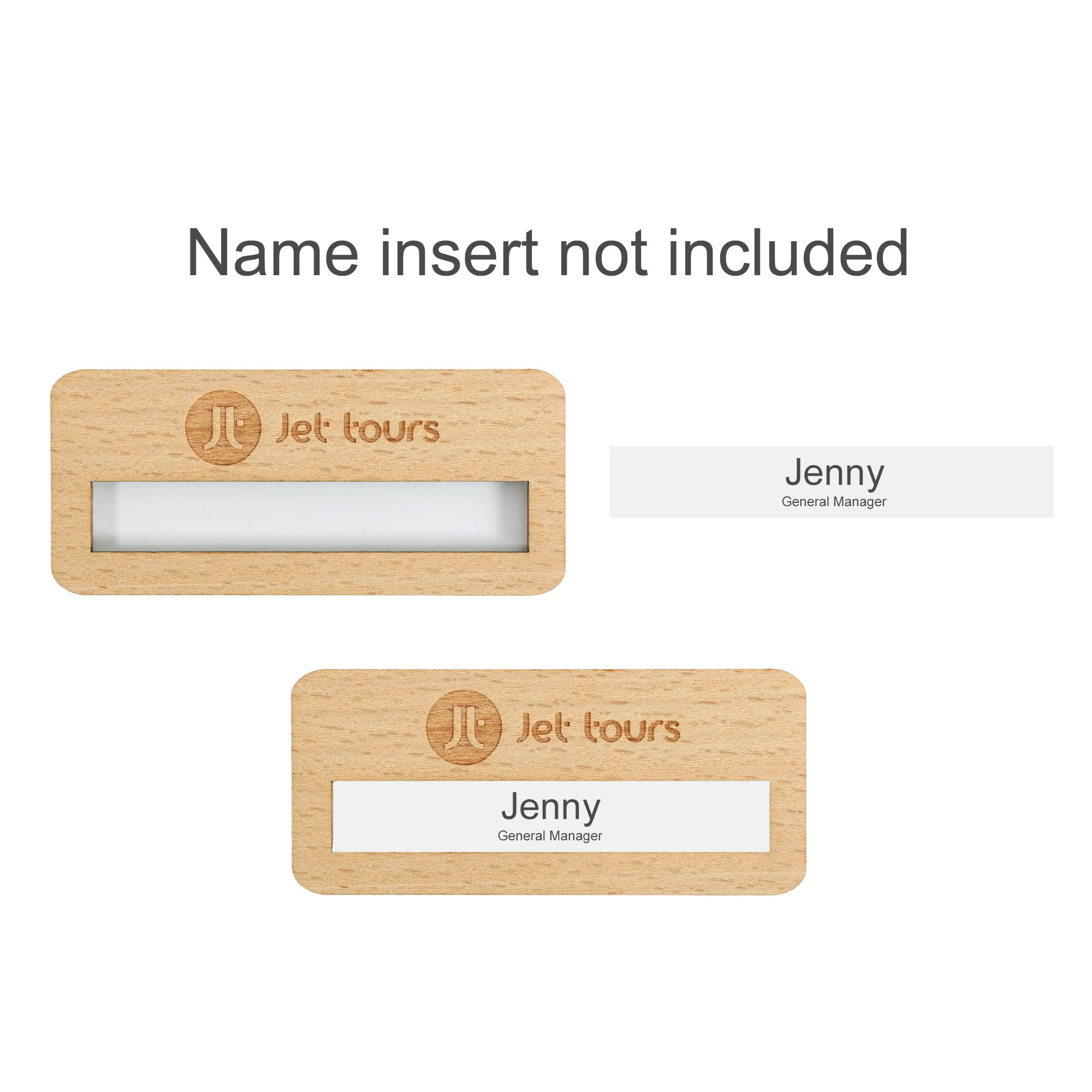 Reusable Wooden Name Badge - Image 6