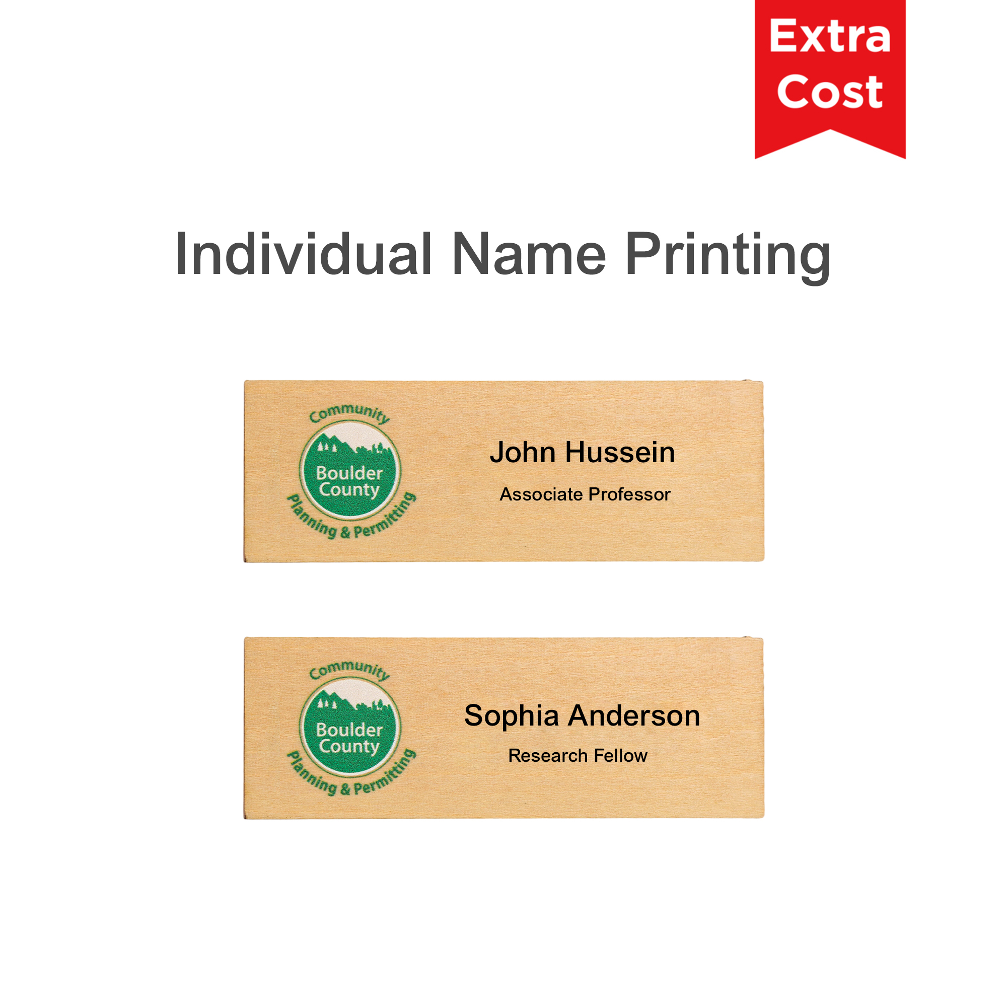 Wooden Name Badge - Image 7