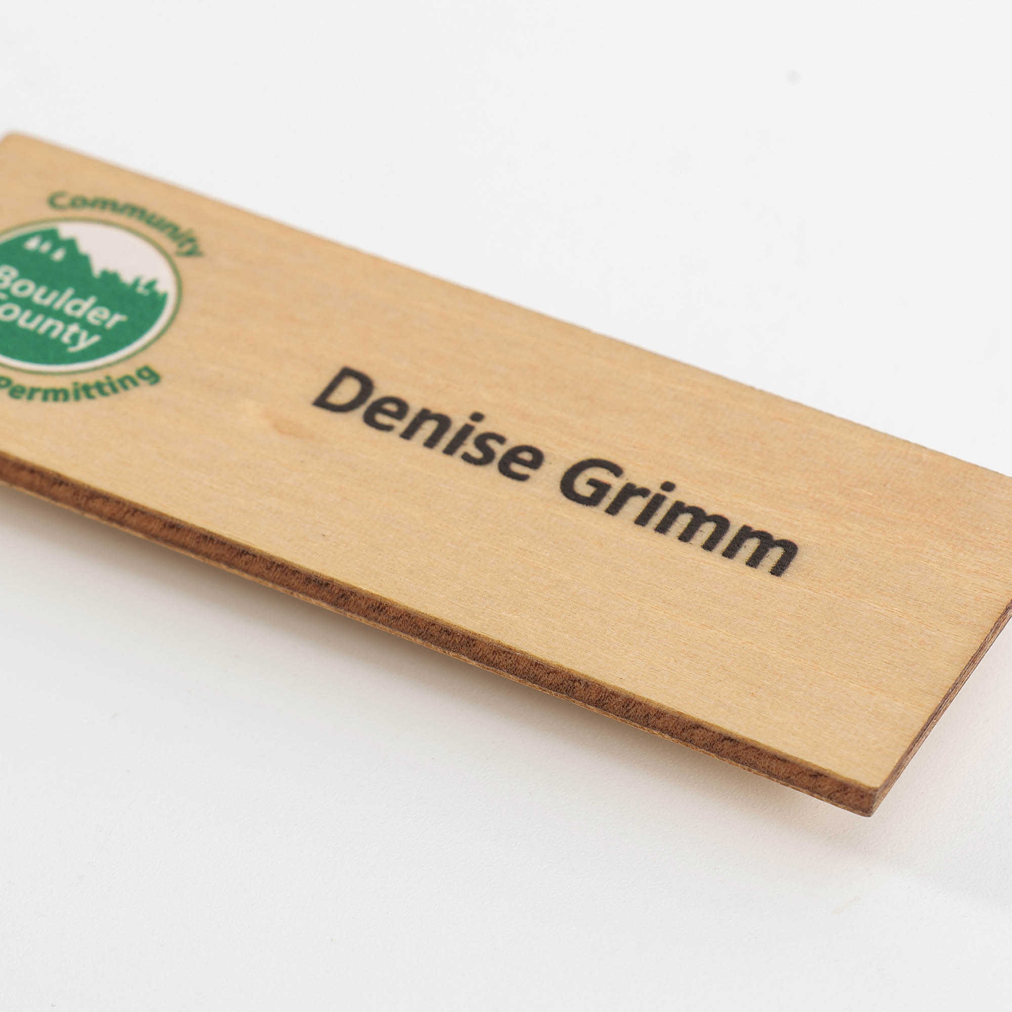 Wooden Name Badge - Image 5