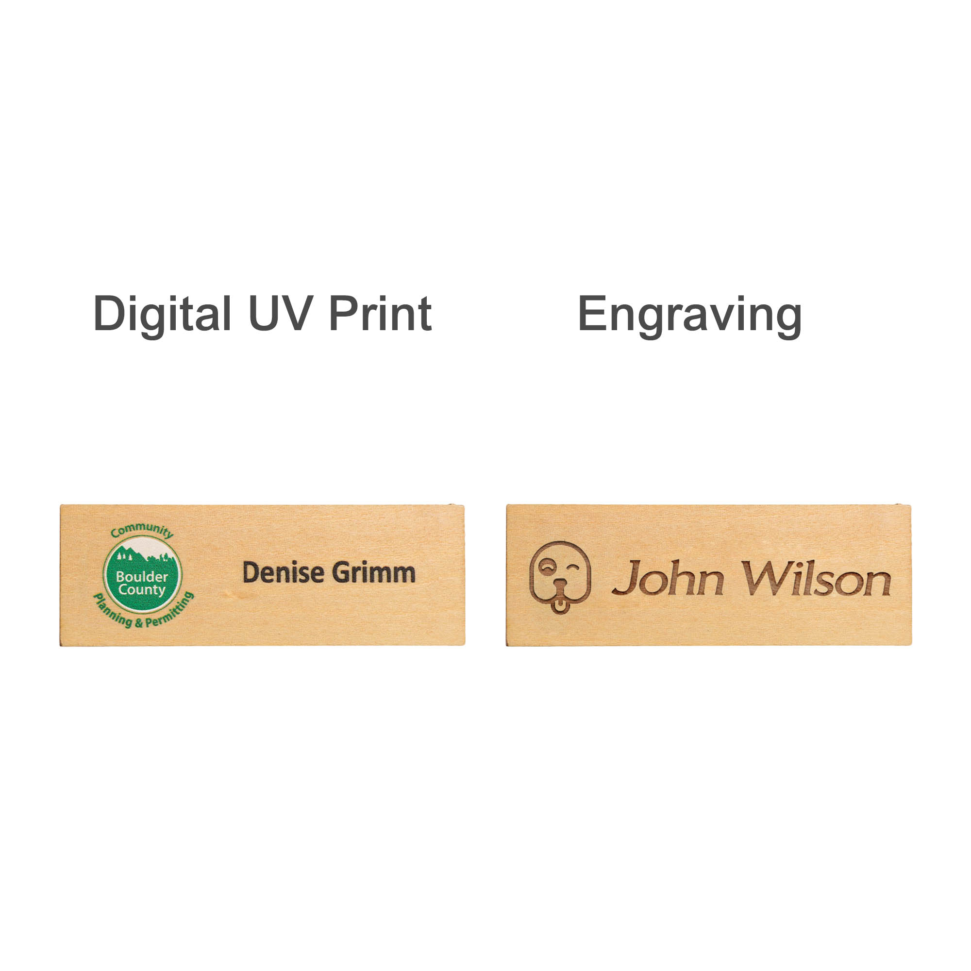 Wooden Name Badge - Image 4
