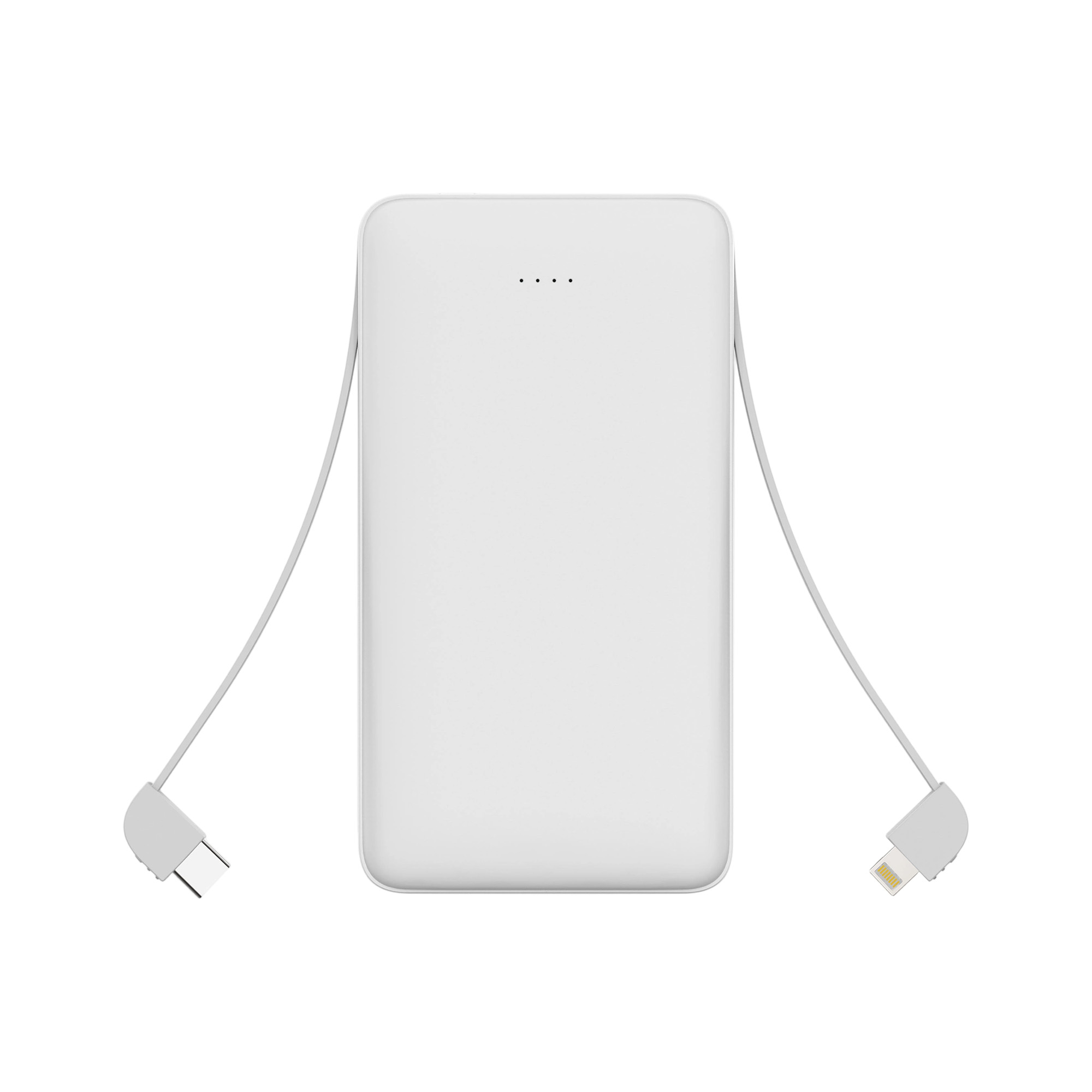 10000mAh Slim Power Bank with Charging Cable - Image 3