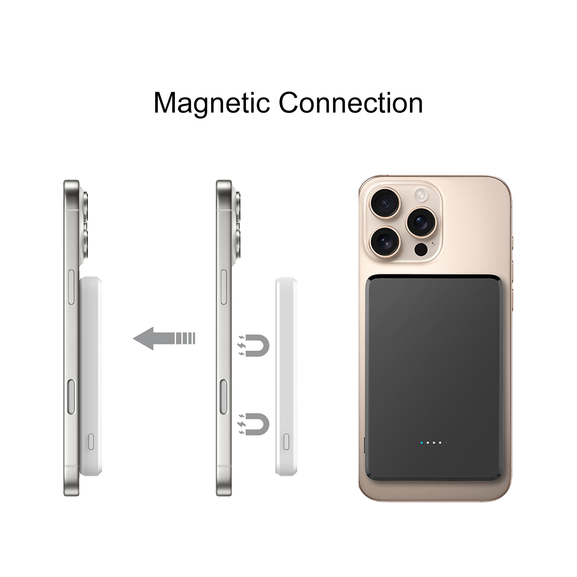 5000mAh Magnetic Wireless Power Bank - Image 4