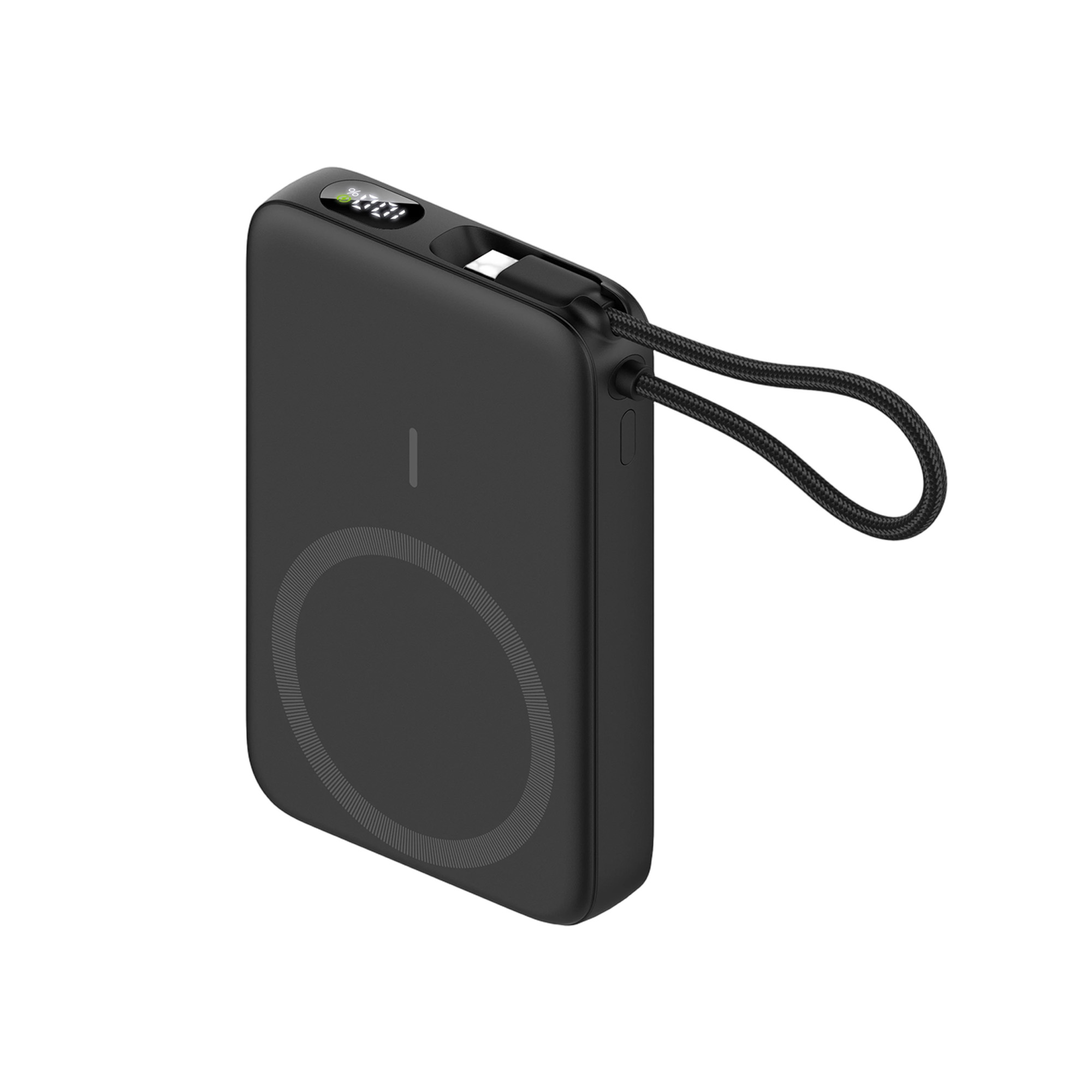 10000mAh Magnetic Wireless Power Bank with Charging Cable - Image 3