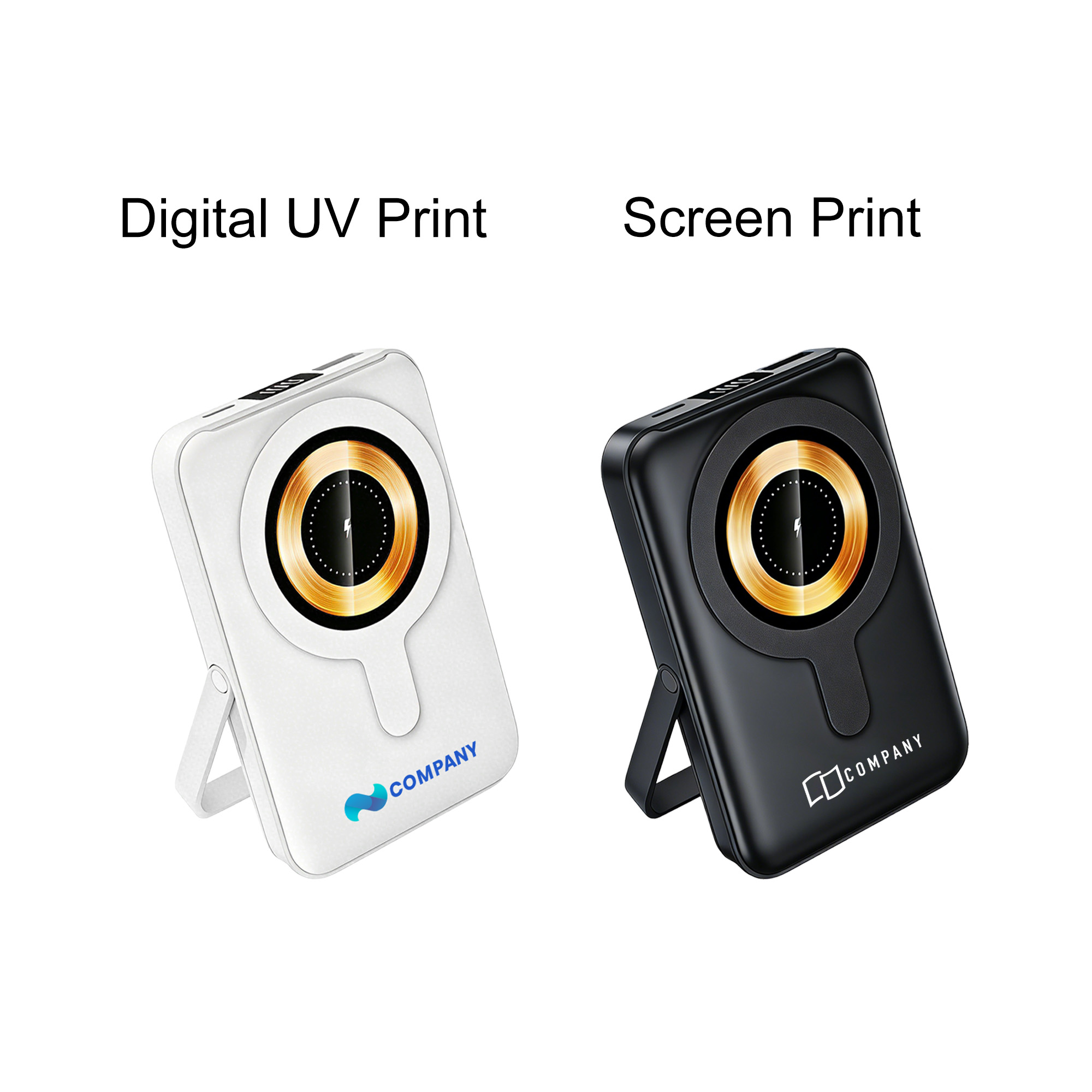 10000mAh Magnetic Wireless Power Bank with Phone Stand - Image 6