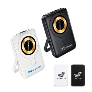 10000mAh Magnetic Wireless  Power Bank with Phone Stand