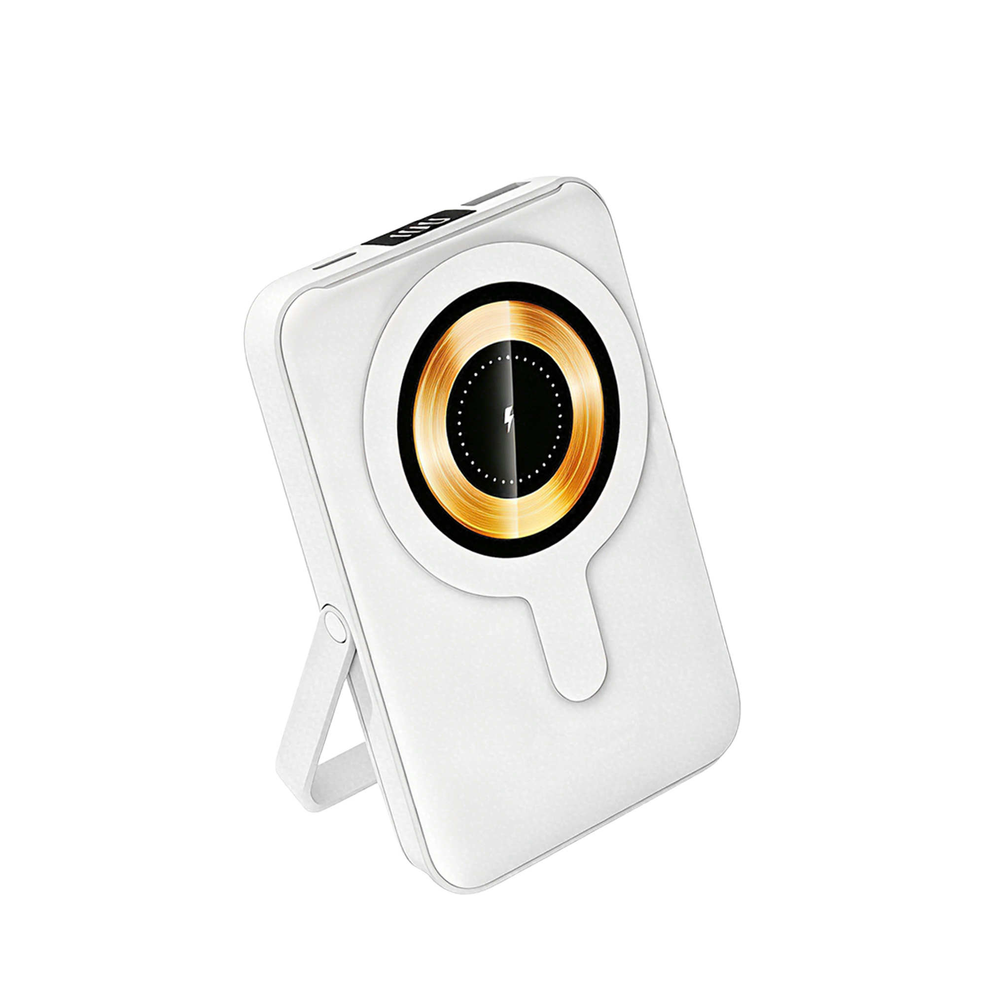 10000mAh Magnetic Wireless Power Bank with Phone Stand - Image 3