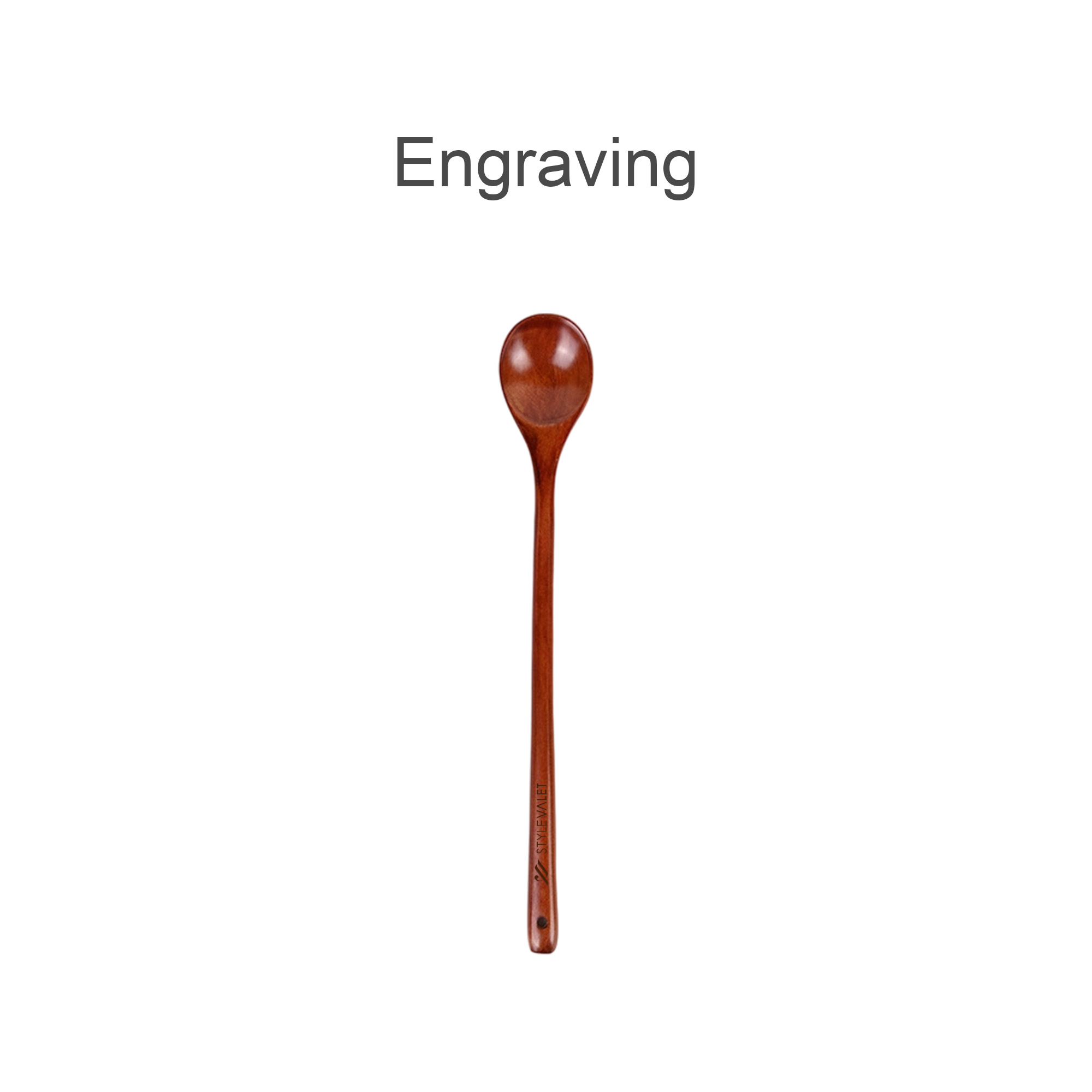 Long Handle Wooden Spoon - Image 5