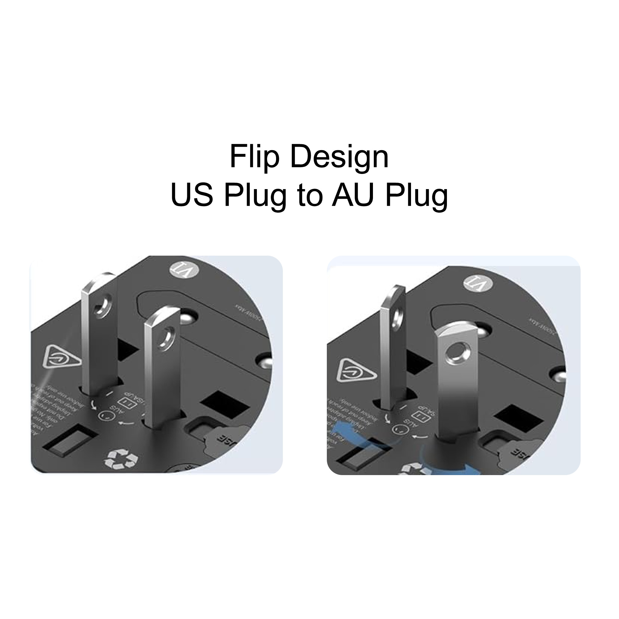 Mini Universal Travel Adapter (No USB Port) - Image 9