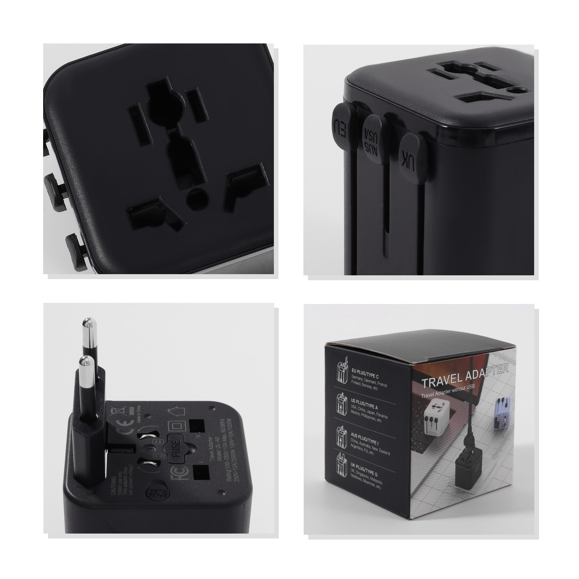 Mini Universal Travel Adapter (No USB Port) - Image 8