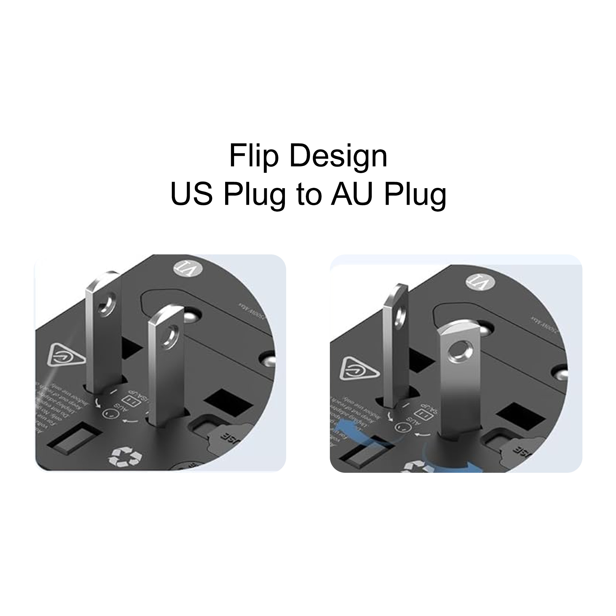 35W GaN Universal Travel Adapter (3C2A) - Image 9