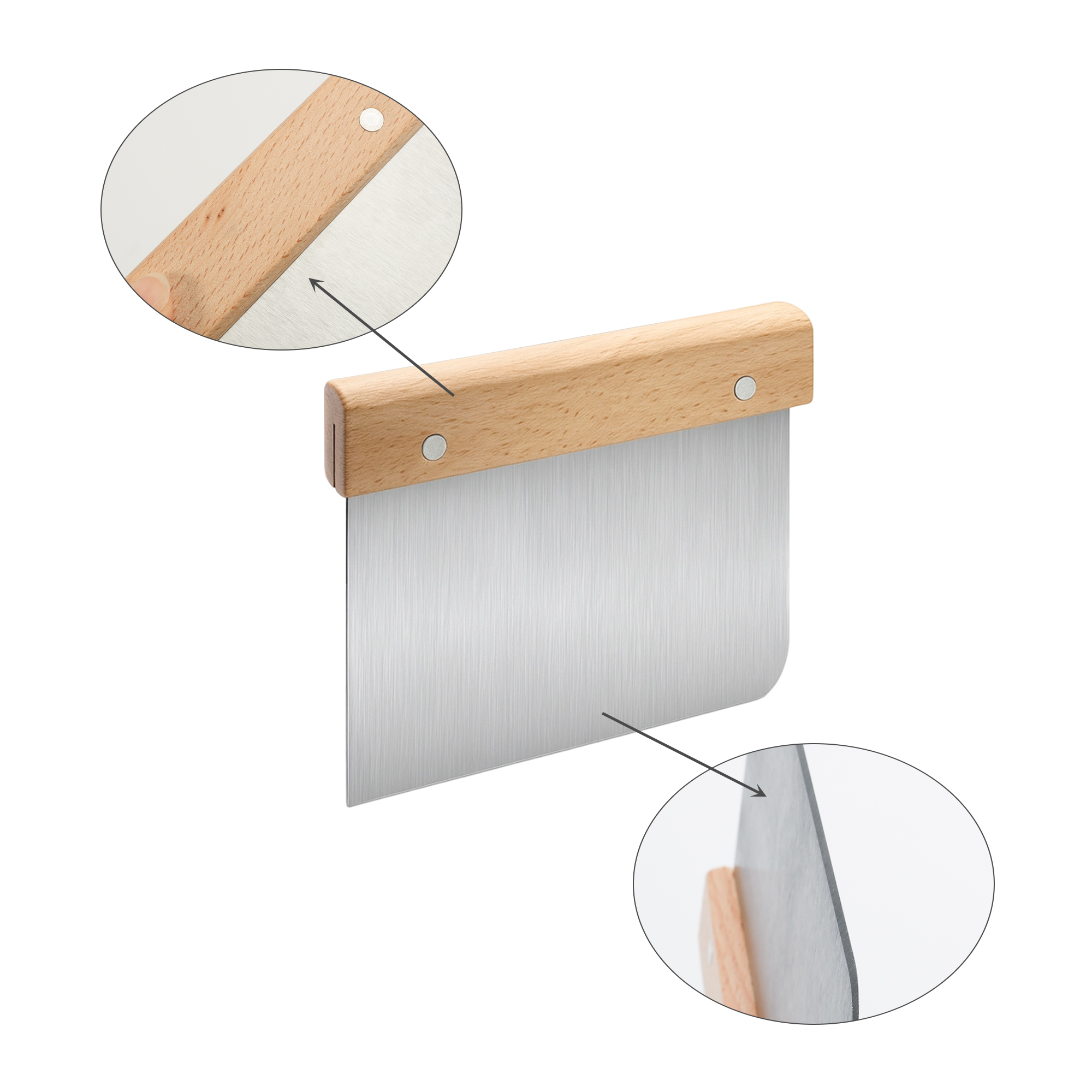 Beechwood Handle Flour Cutter - Image 5