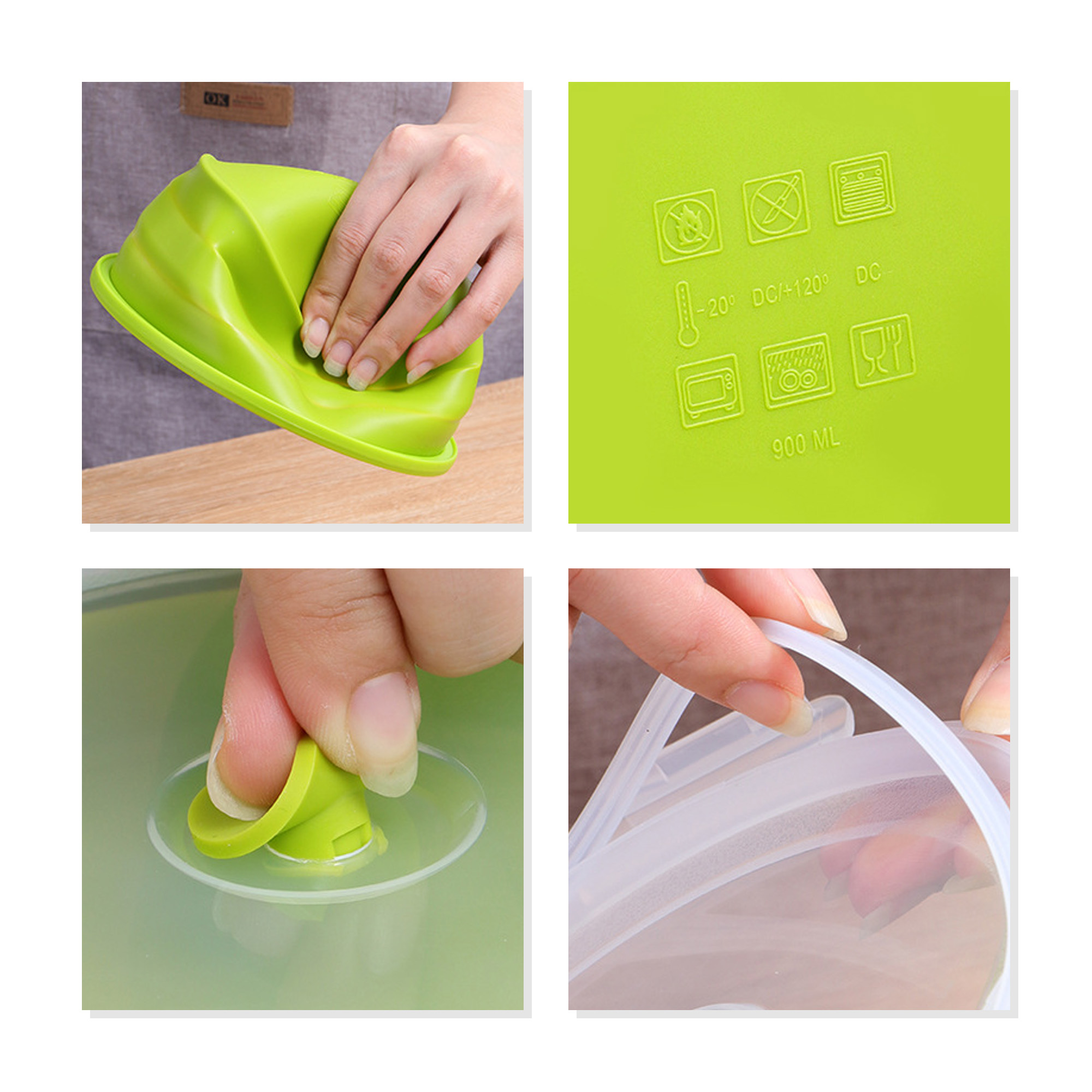 Collapsible Silicone Food Storage Container - Image 10