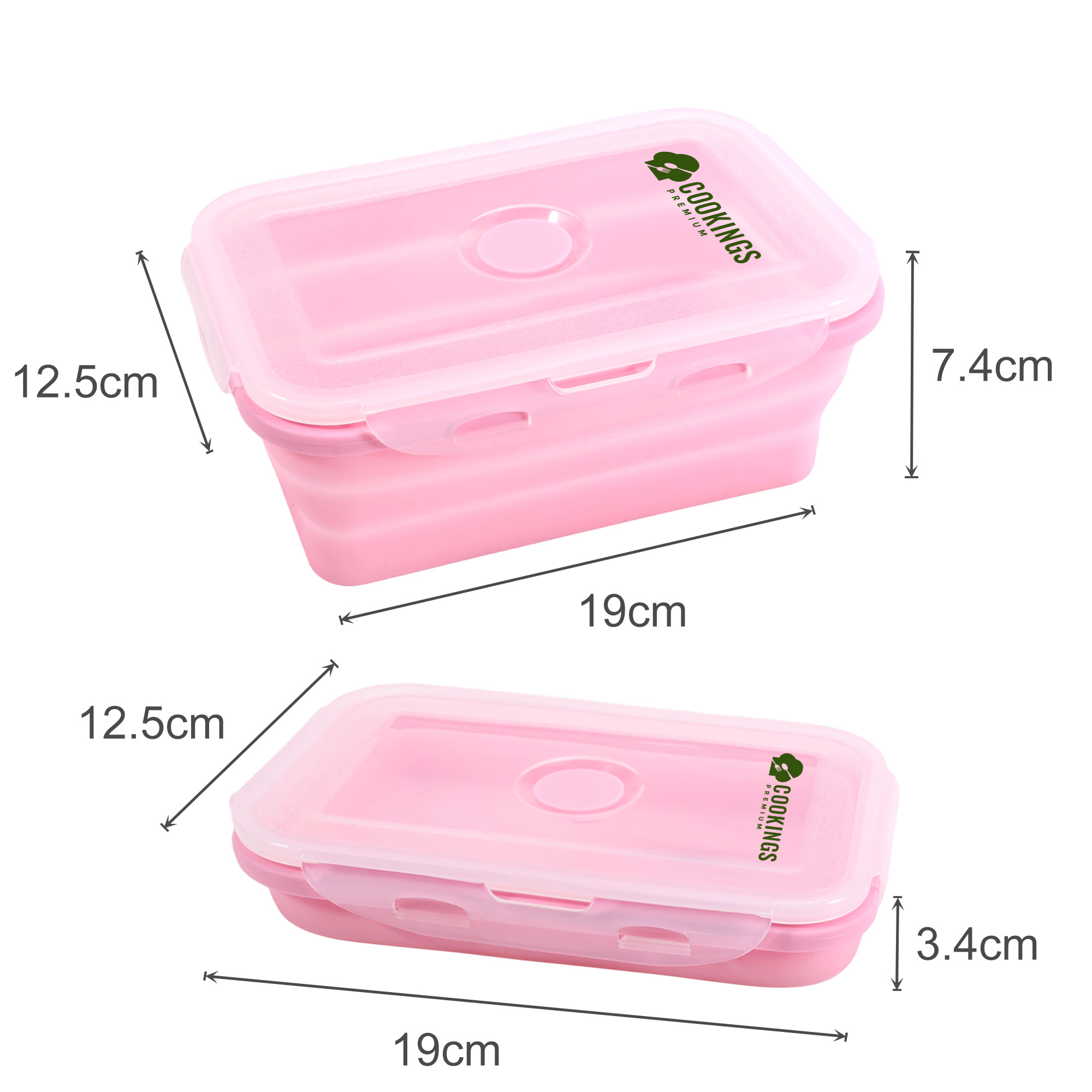 Collapsible Silicone Food Storage Container - Image 8