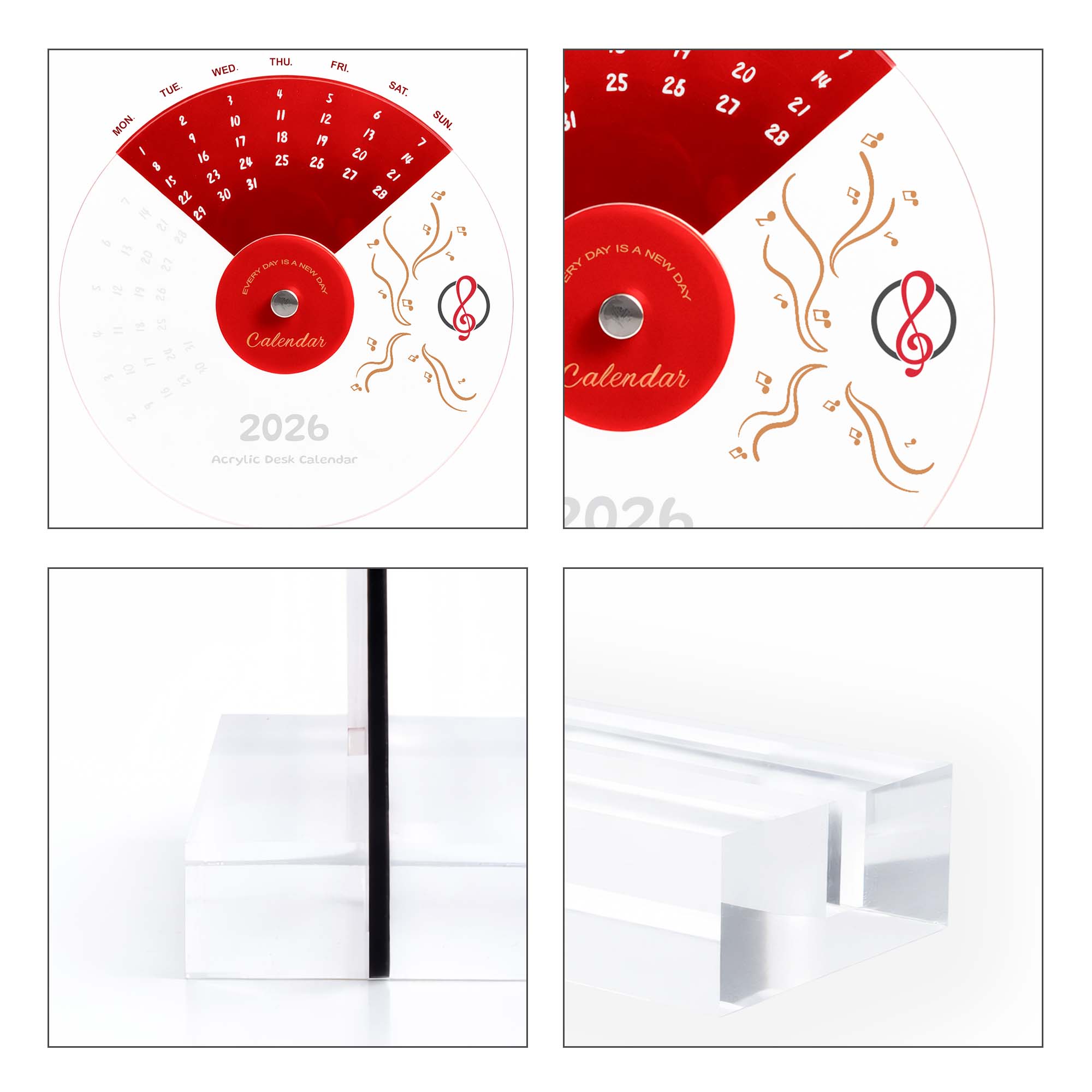Acrylic Desk Calendar - Image 4
