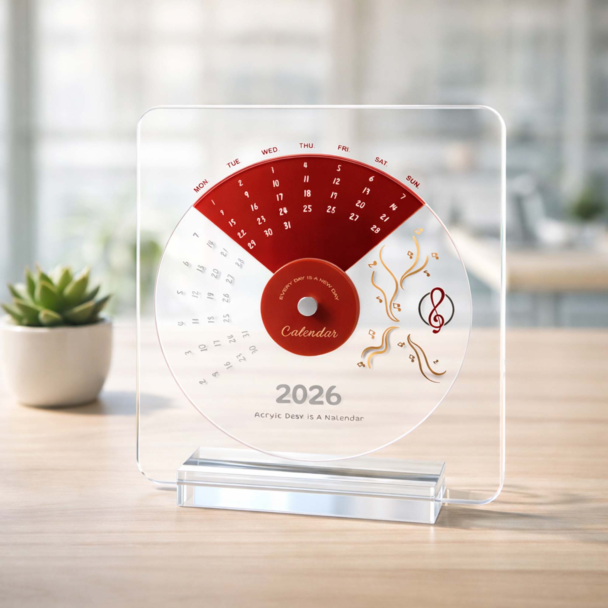 Acrylic Desk Calendar - Image 5