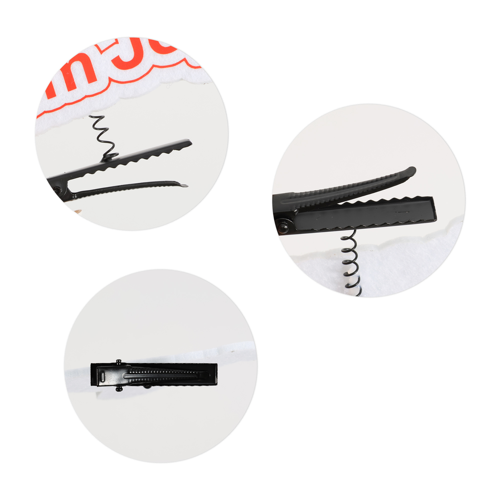 Custom Felt Spring Hair Clip - Image 7