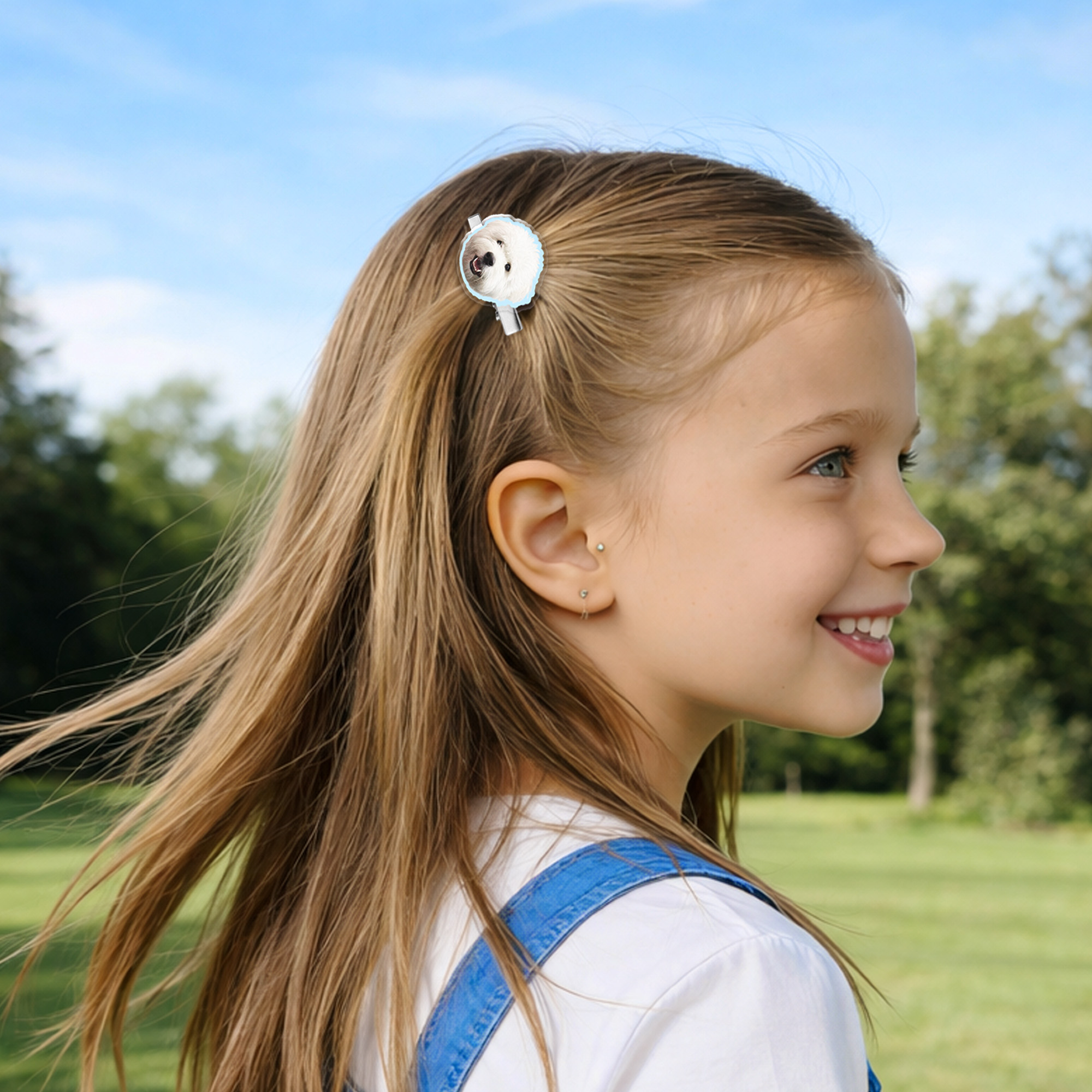 Custom Shape Acrylic Hair Clip - Image 10