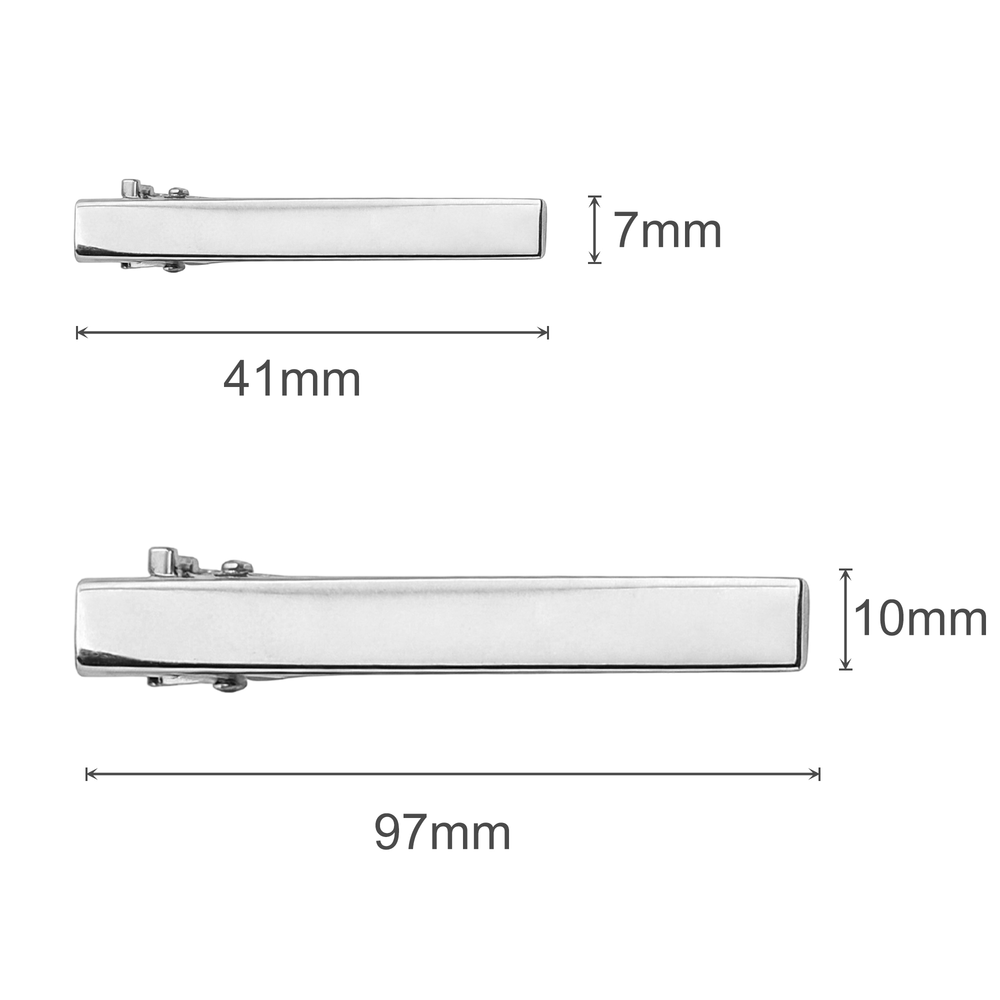 Custom Shape Acrylic Hair Clip - Image 7