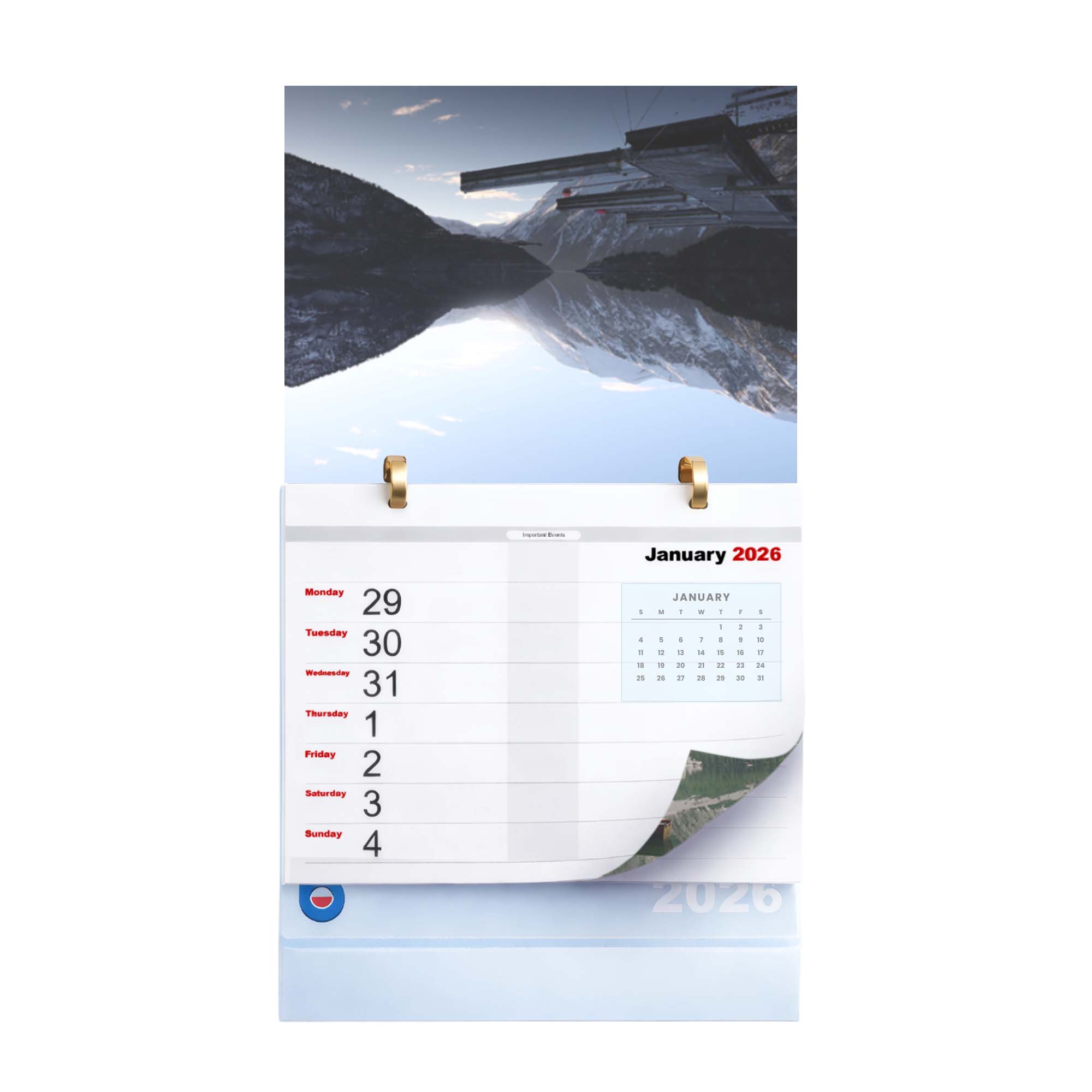 Weekly Desk Calendar