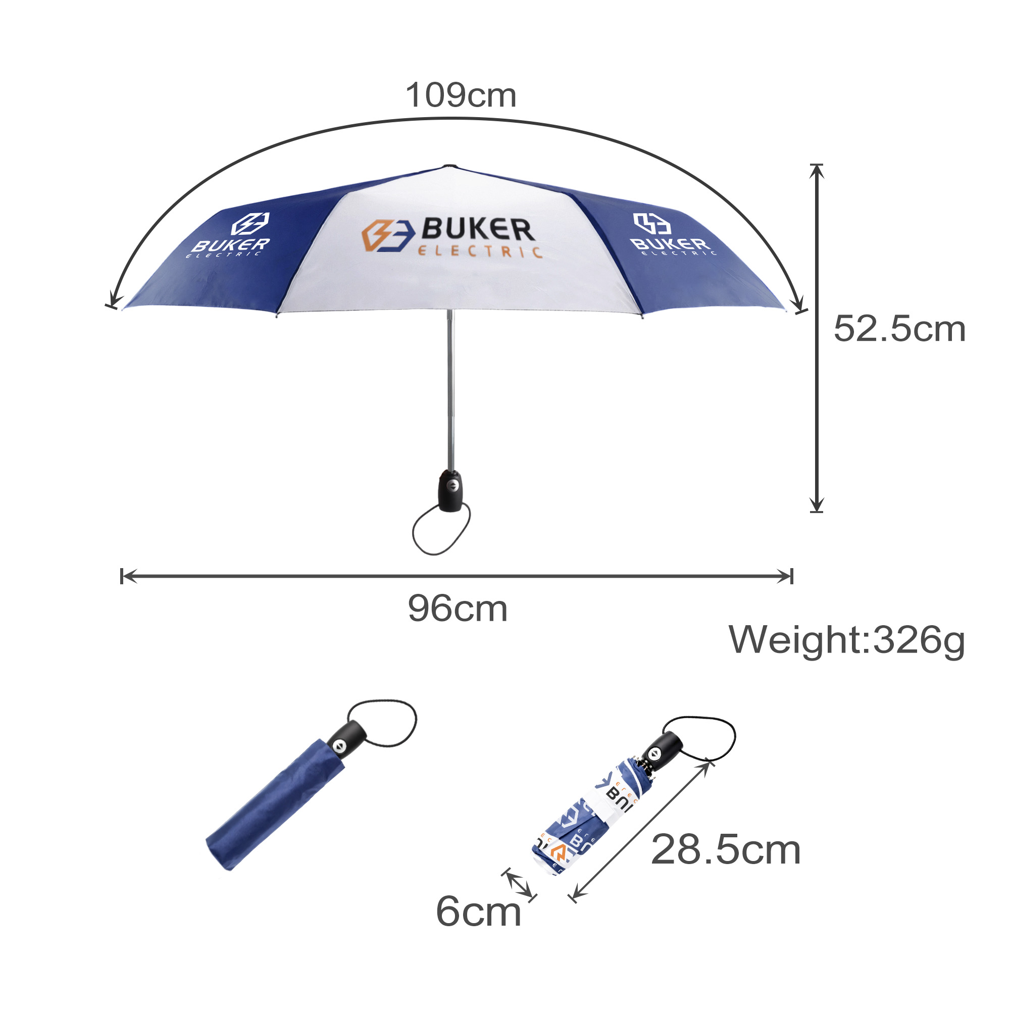 21'' Automatic Open & Close Umbrella - Image 3