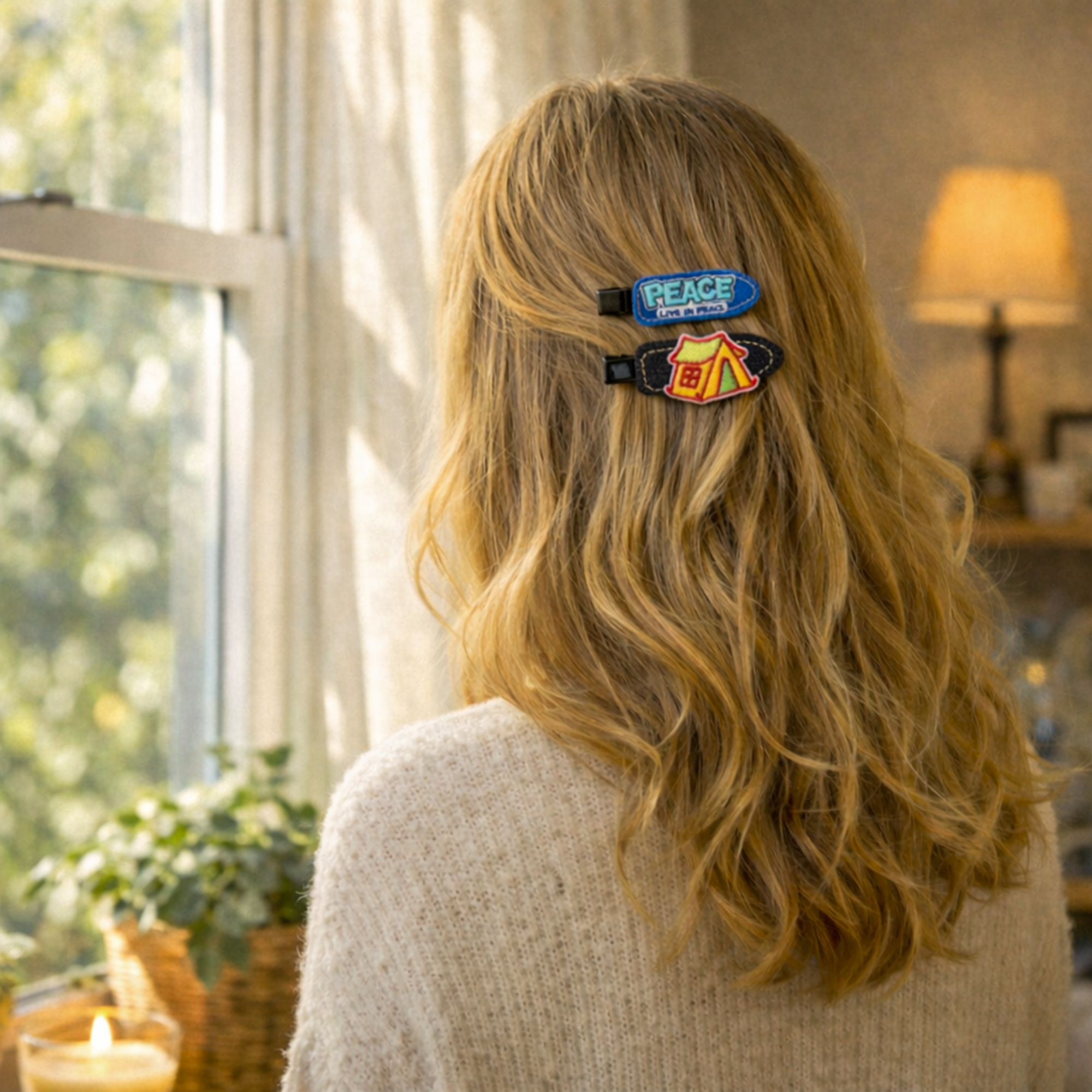 Denim Duck Bill Hair Clip - Image 9