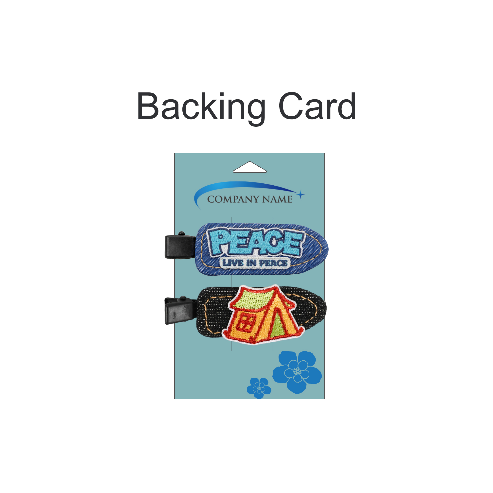 Denim Duck Bill Hair Clip - Image 8
